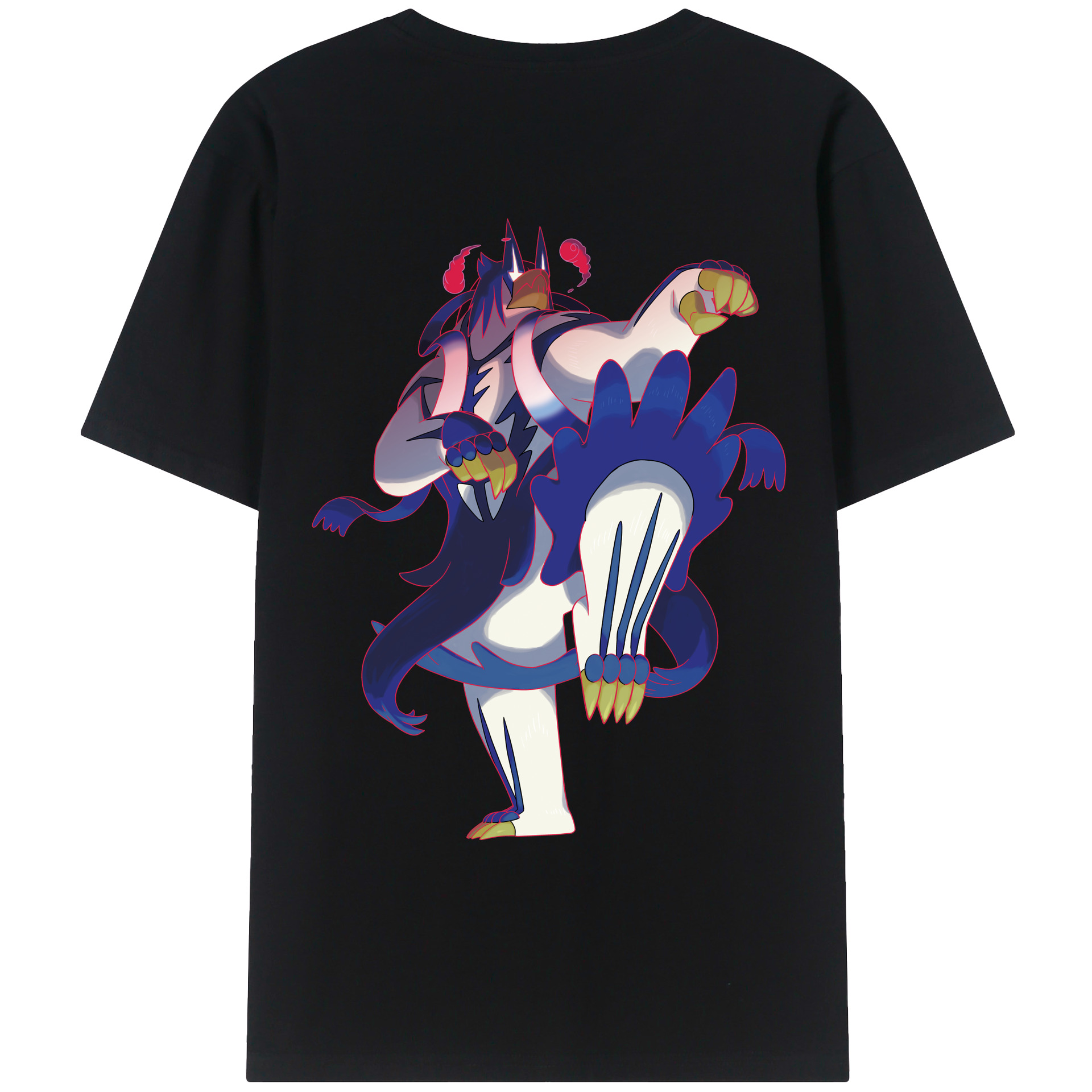 （画像用） ポケットモンスター Pokémon レディース半袖Tシャツ(バックプリント)