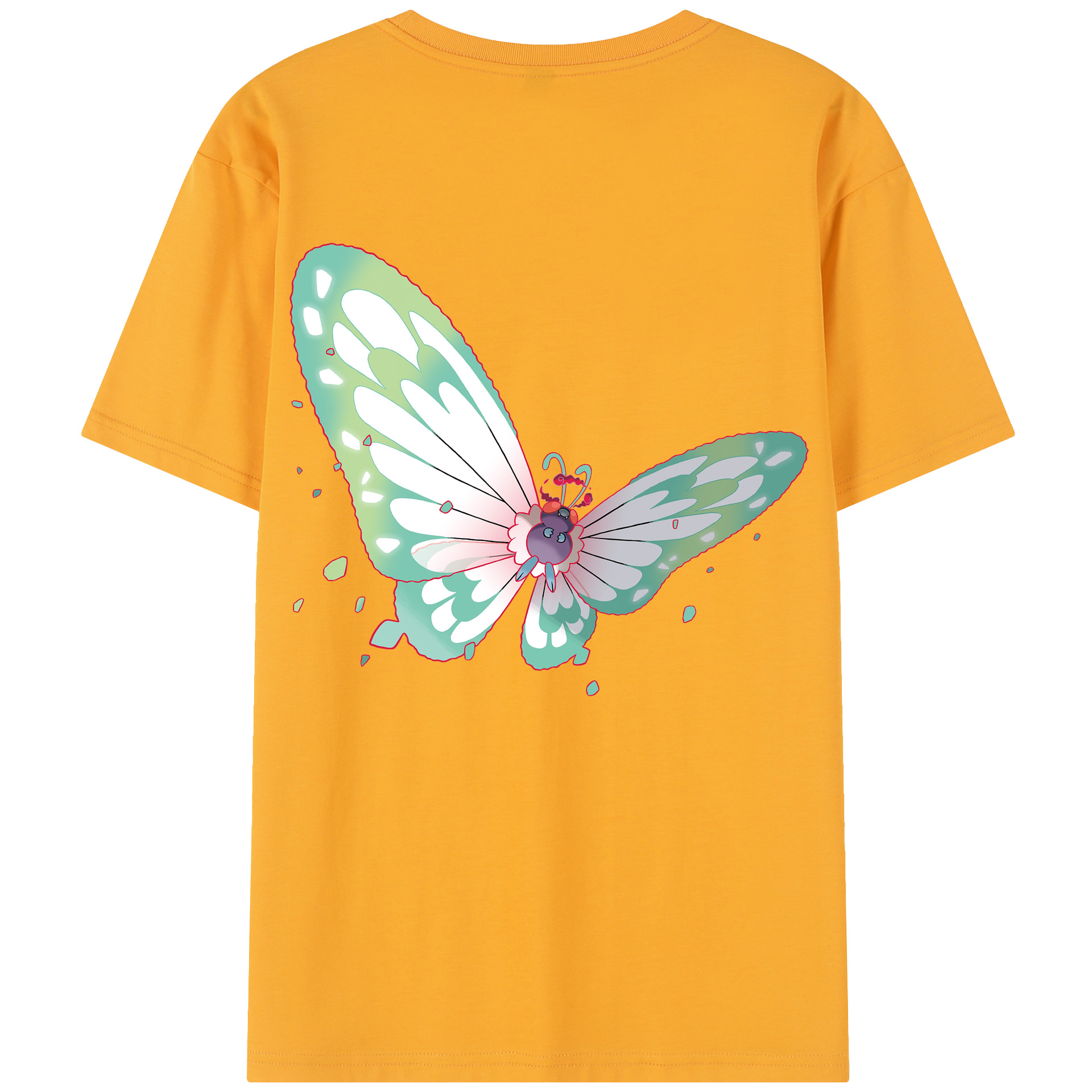 （画像用） ポケットモンスター Pokémon レディース半袖Tシャツ(バックプリント)