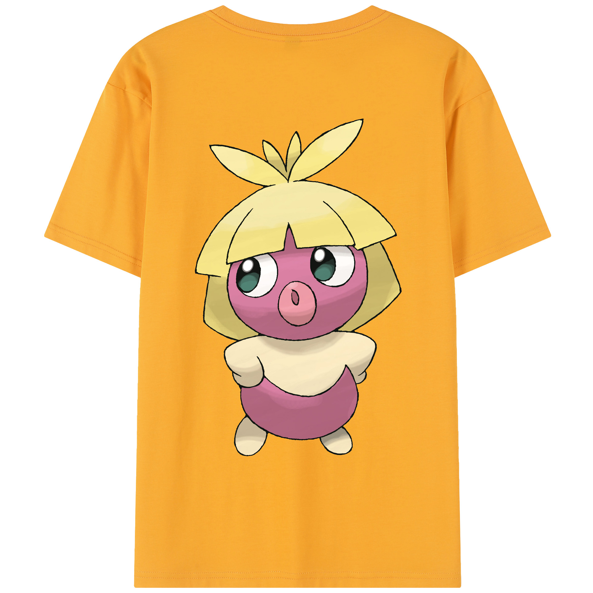 （画像用） ポケットモンスター Pokémon レディース半袖Tシャツ(バックプリント)