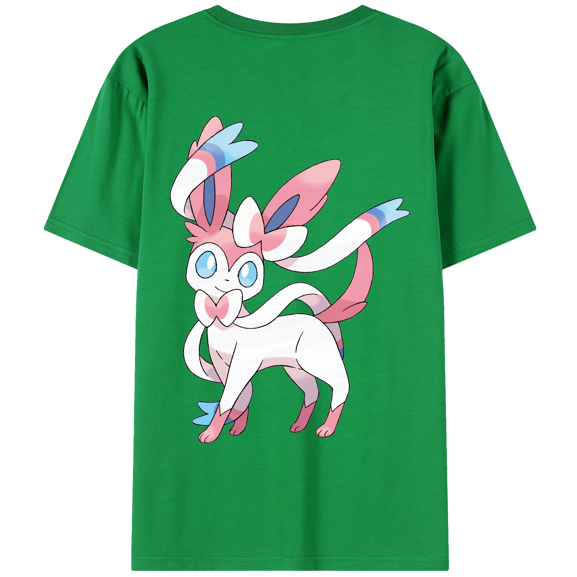 （画像用） ポケットモンスター Pokémon レディース半袖Tシャツ(バックプリント)