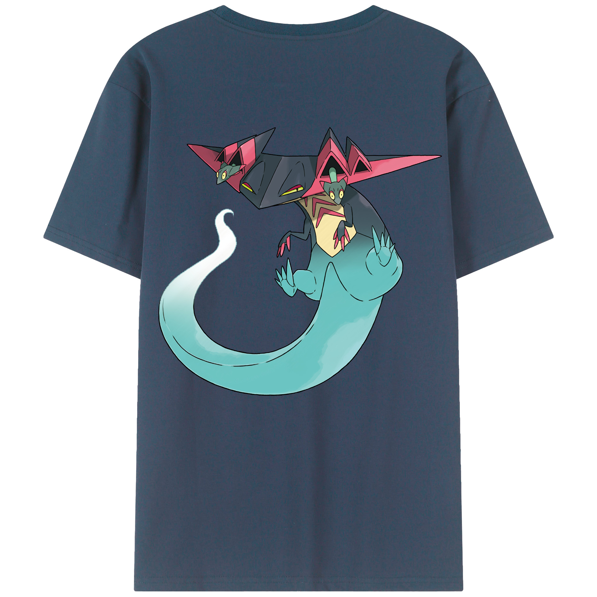 （画像用） ポケットモンスター Pokémon レディース半袖Tシャツ(バックプリント)
