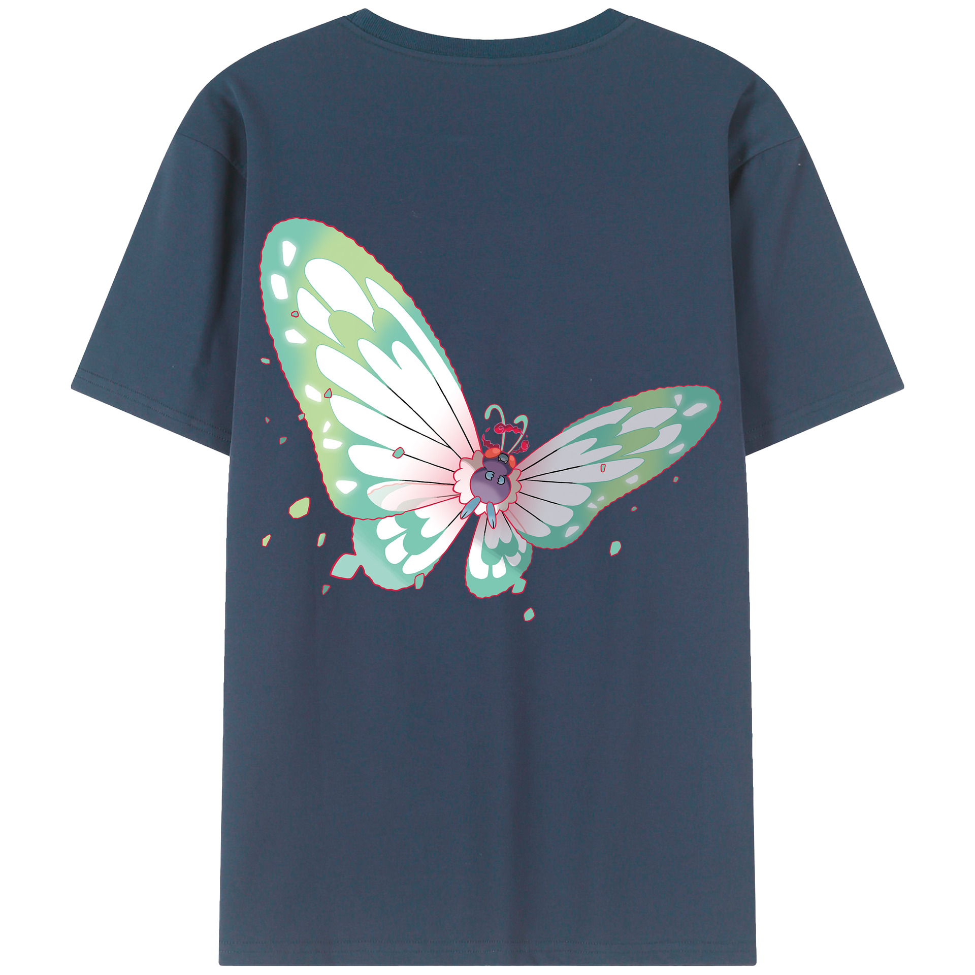（画像用） ポケットモンスター Pokémon レディース半袖Tシャツ(バックプリント)