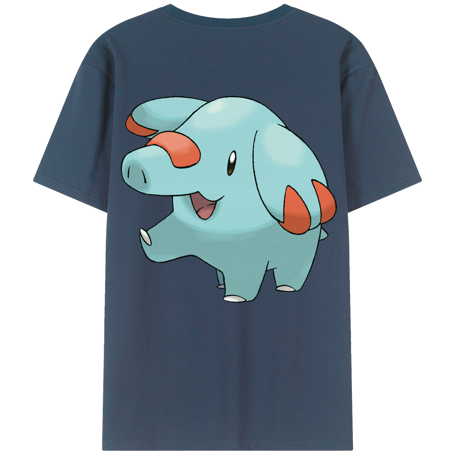 （画像用） ポケットモンスター Pokémon レディース半袖Tシャツ(バックプリント)