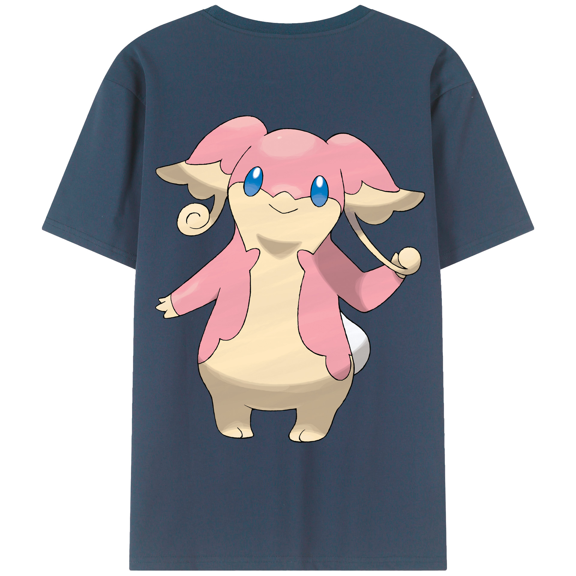 （画像用） ポケットモンスター Pokémon レディース半袖Tシャツ(バックプリント)