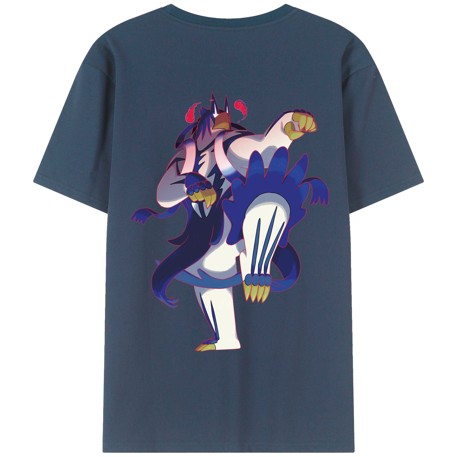 （画像用） ポケットモンスター Pokémon レディース半袖Tシャツ(バックプリント)