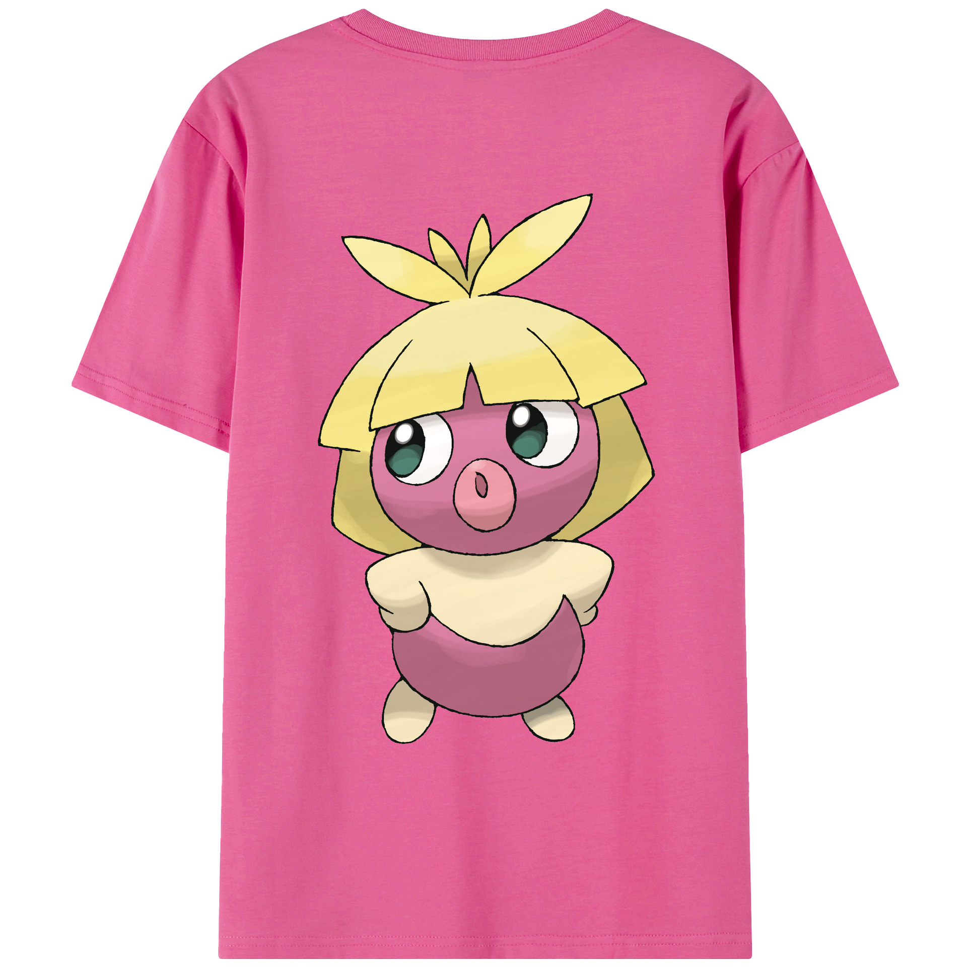 （画像用） ポケットモンスター Pokémon レディース半袖Tシャツ(バックプリント)