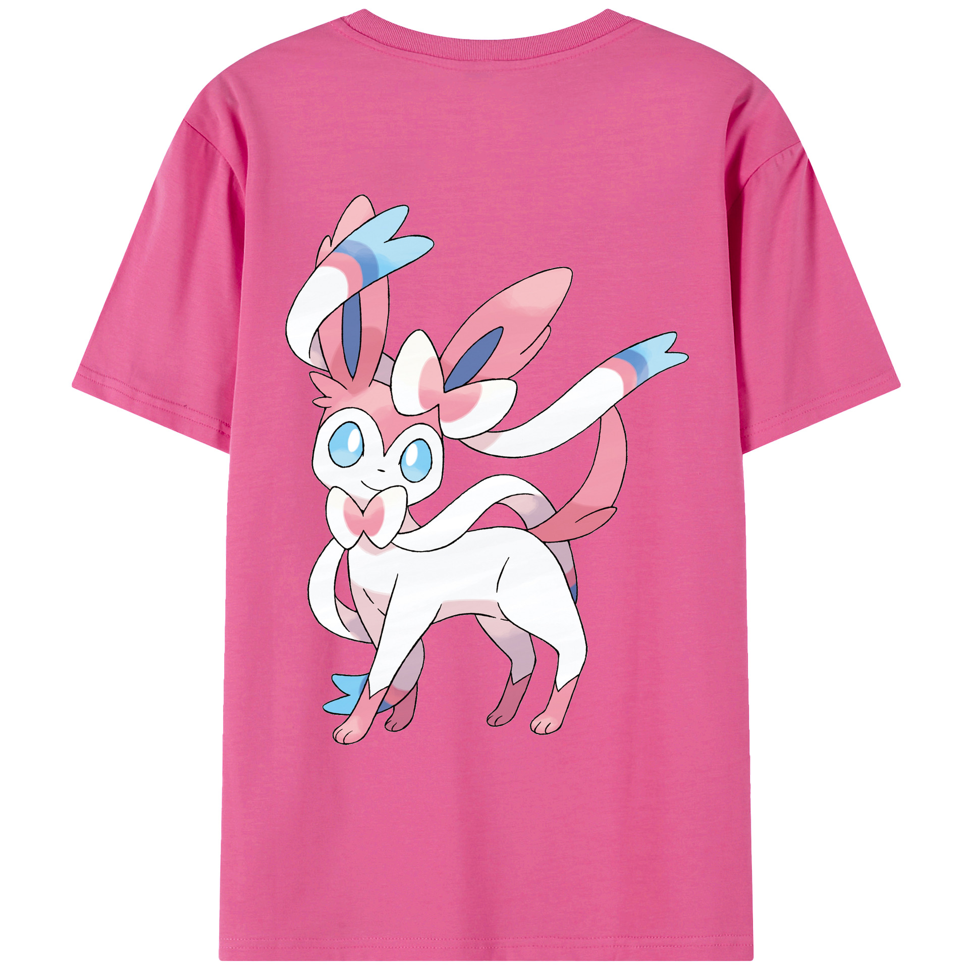 （画像用） ポケットモンスター Pokémon レディース半袖Tシャツ(バックプリント)