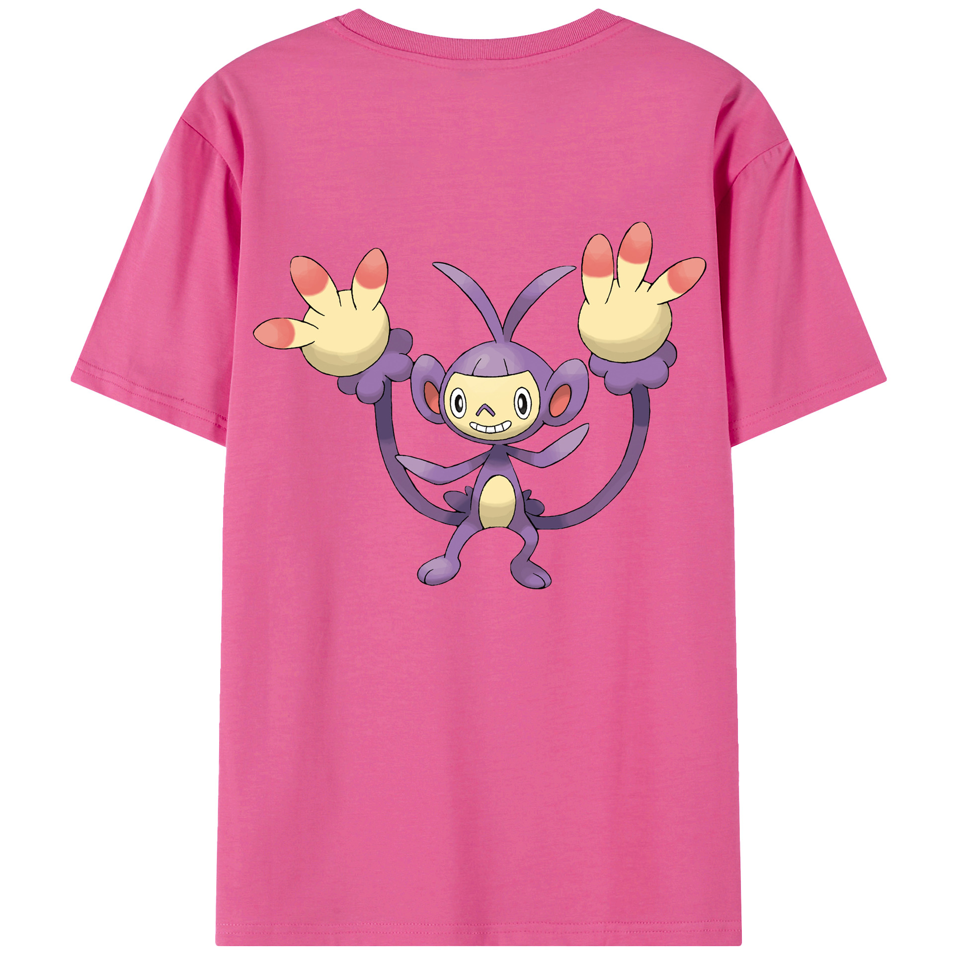 （画像用） ポケットモンスター Pokémon レディース半袖Tシャツ(バックプリント)