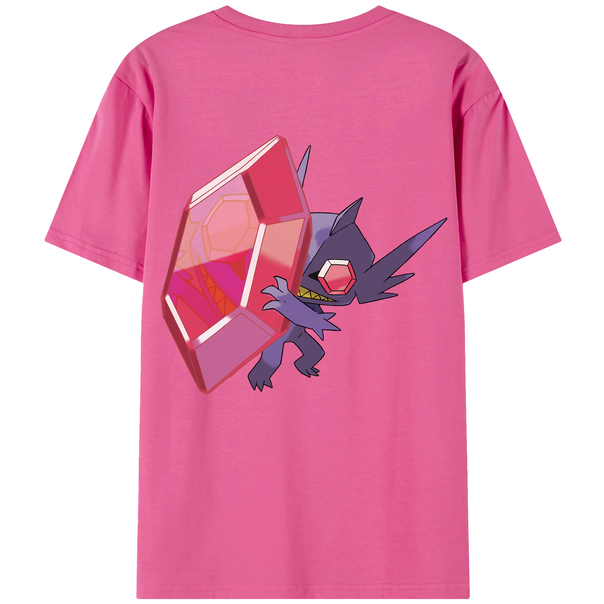 （画像用） ポケットモンスター Pokémon レディース半袖Tシャツ(バックプリント)