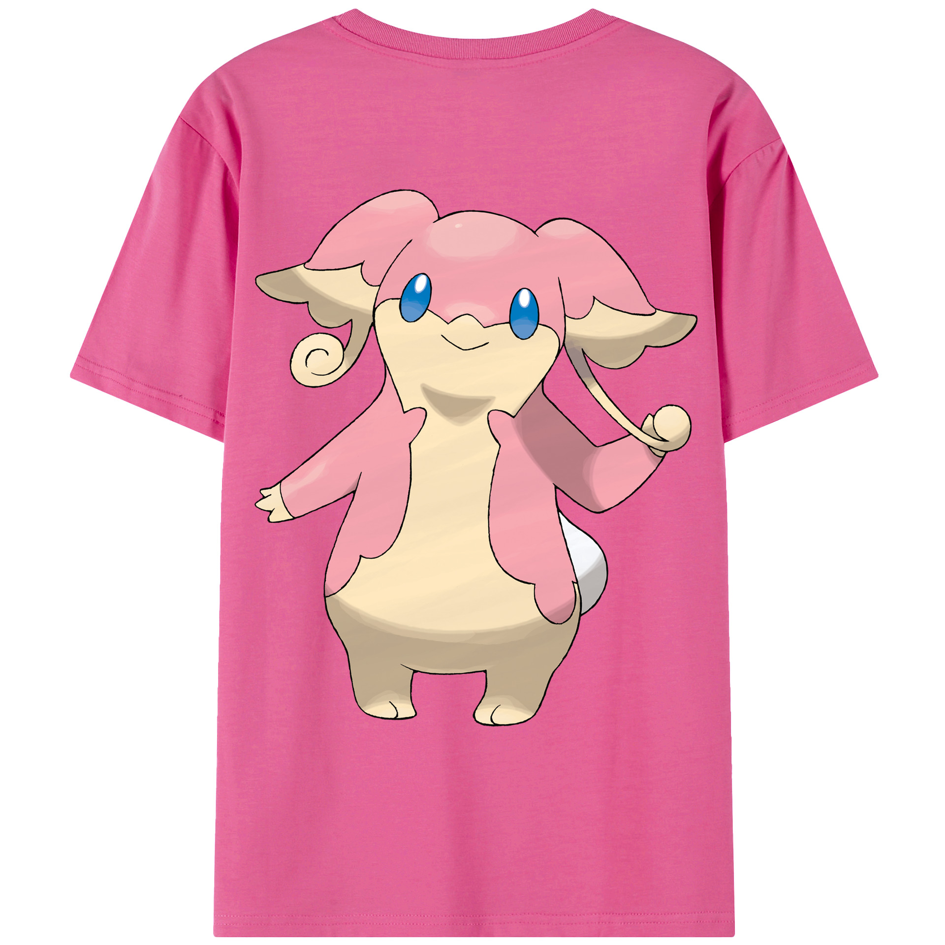 （画像用） ポケットモンスター Pokémon レディース半袖Tシャツ(バックプリント)