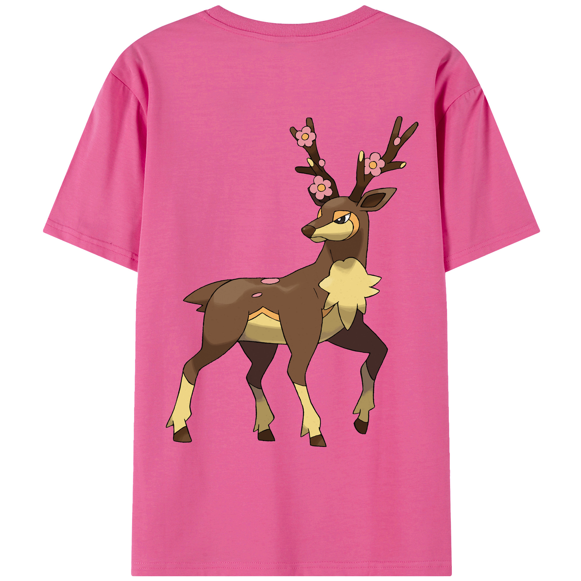 （画像用） ポケットモンスター Pokémon レディース半袖Tシャツ(バックプリント)