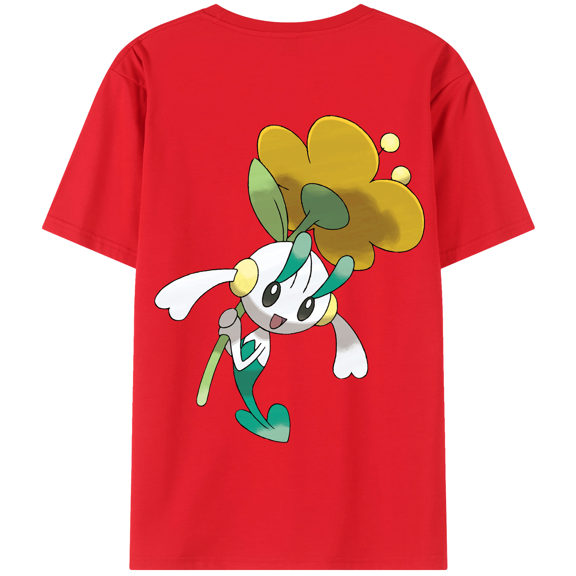 （画像用） ポケットモンスター Pokémon レディース半袖Tシャツ(バックプリント)