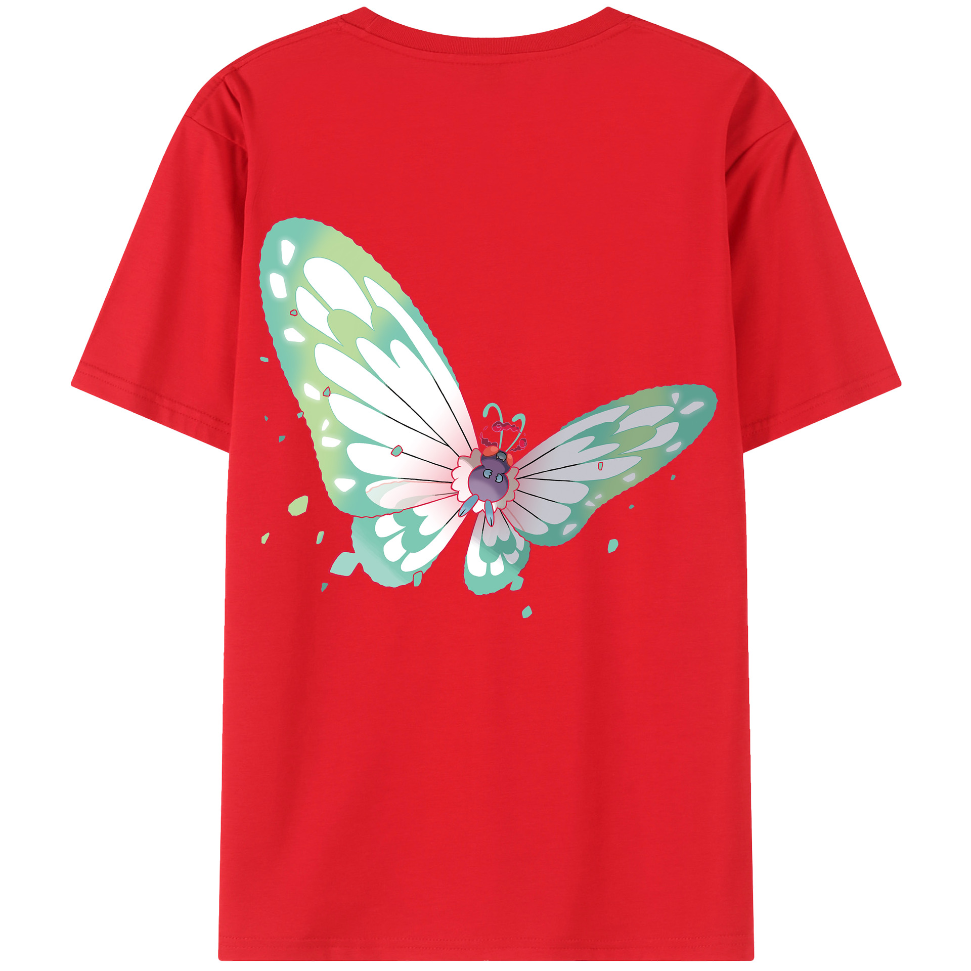 （画像用） ポケットモンスター Pokémon レディース半袖Tシャツ(バックプリント)