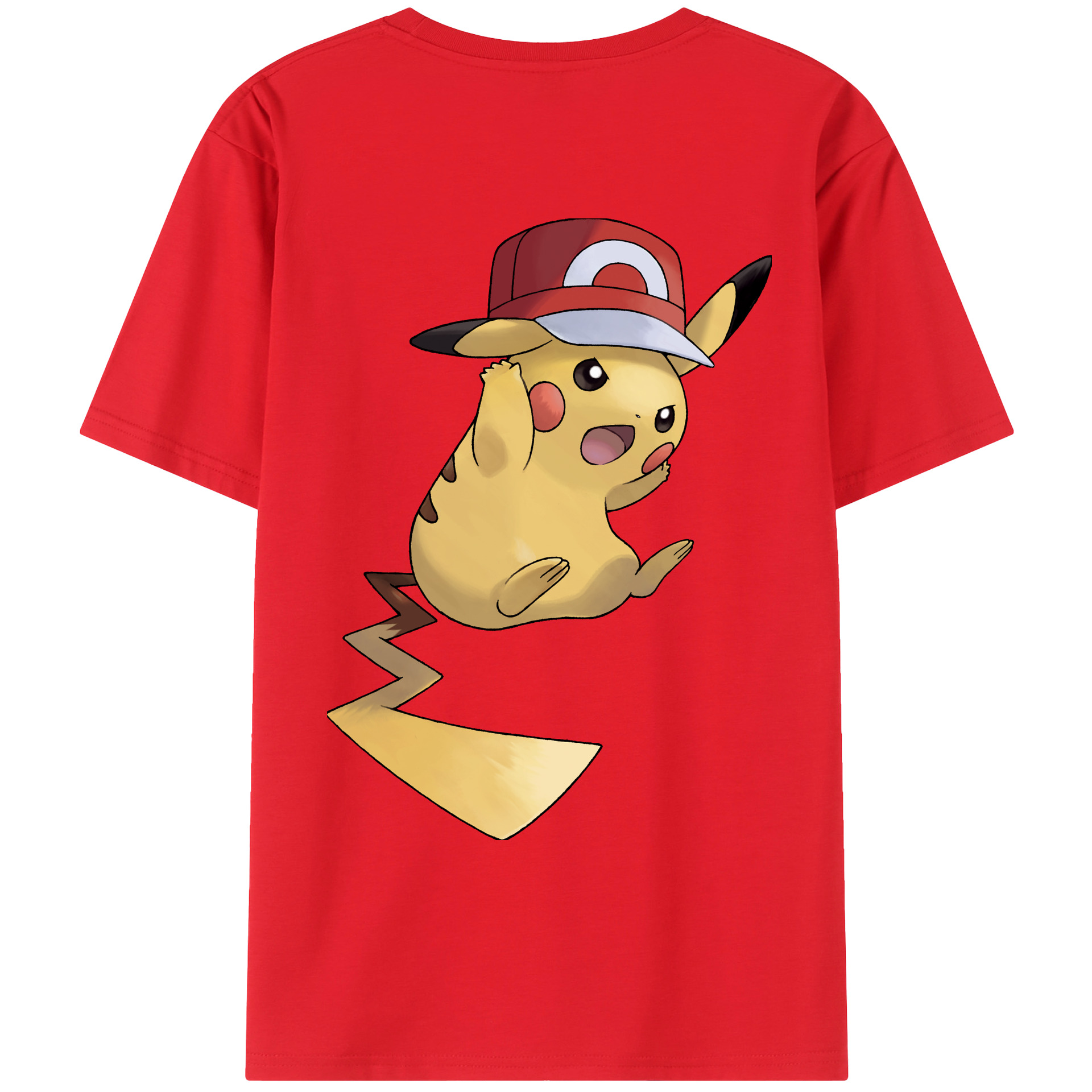 （画像用） ポケットモンスター Pokémon レディース半袖Tシャツ(バックプリント)