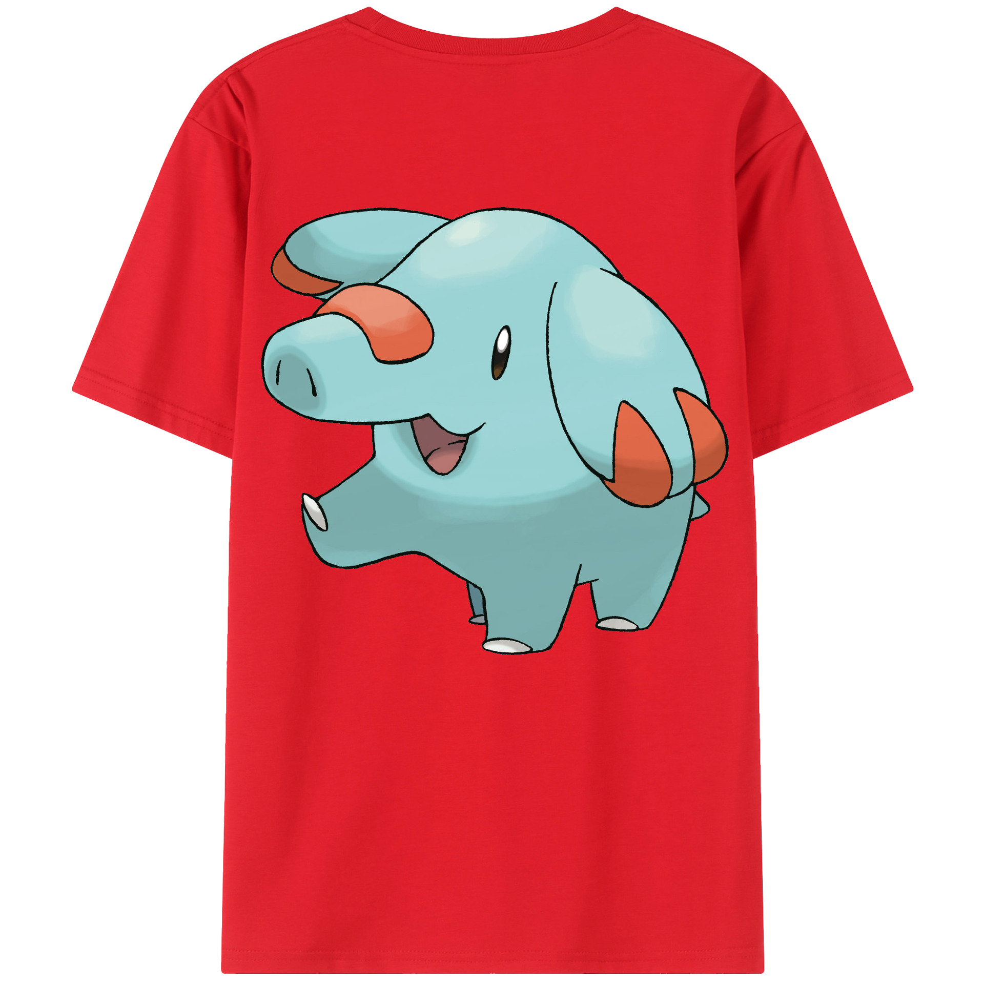 （画像用） ポケットモンスター Pokémon レディース半袖Tシャツ(バックプリント)