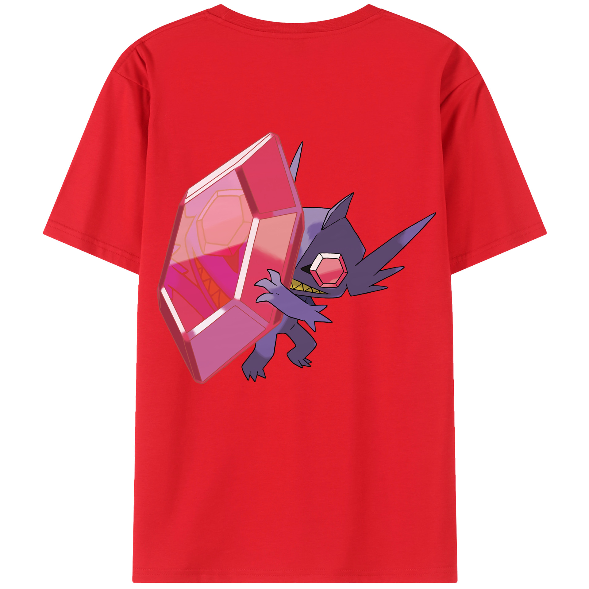 （画像用） ポケットモンスター Pokémon レディース半袖Tシャツ(バックプリント)