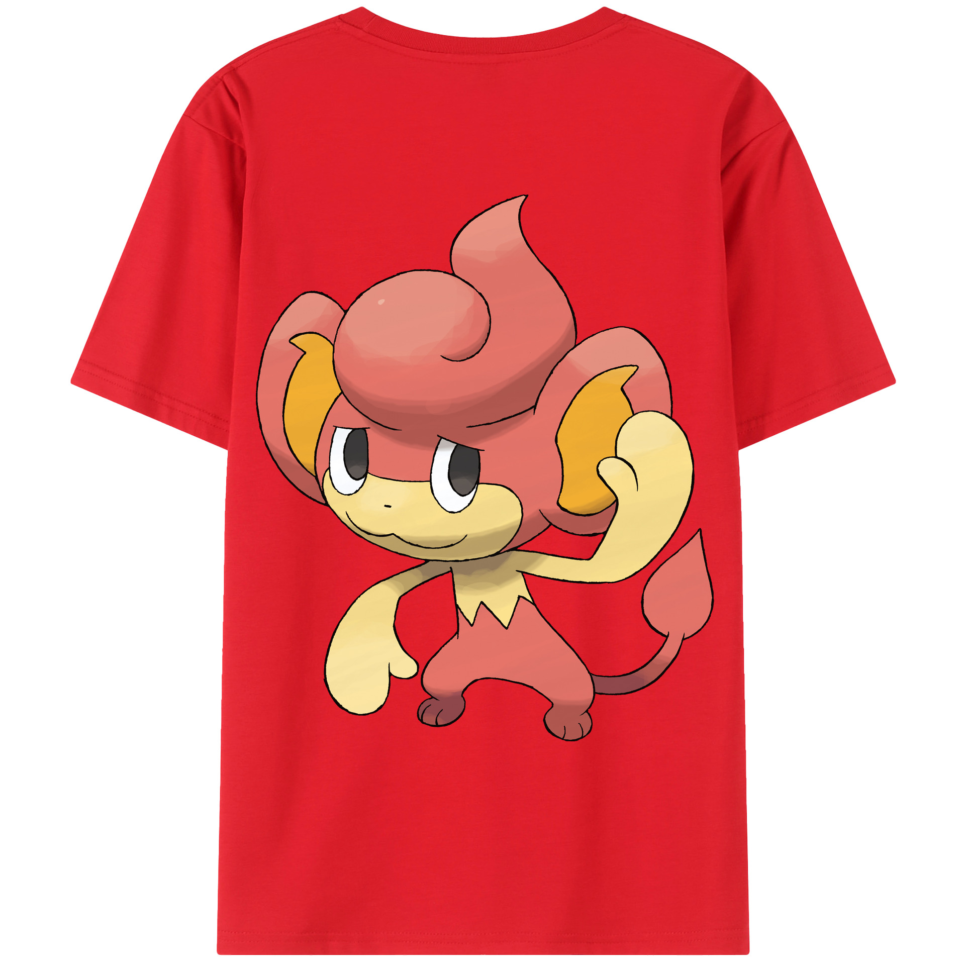 （画像用） ポケットモンスター Pokémon レディース半袖Tシャツ(バックプリント)
