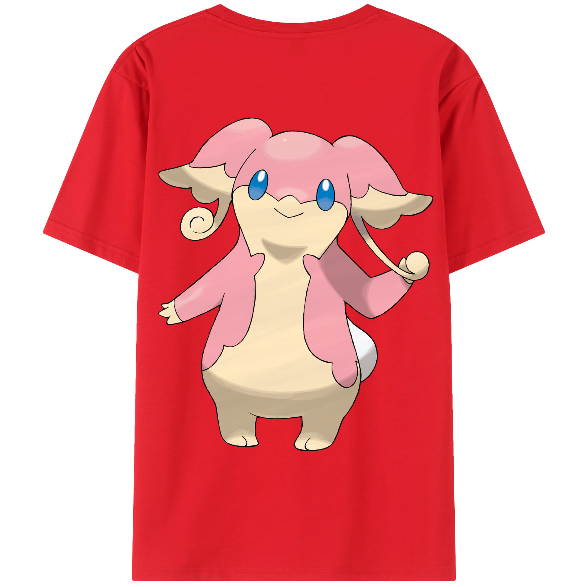 （画像用） ポケットモンスター Pokémon レディース半袖Tシャツ(バックプリント)