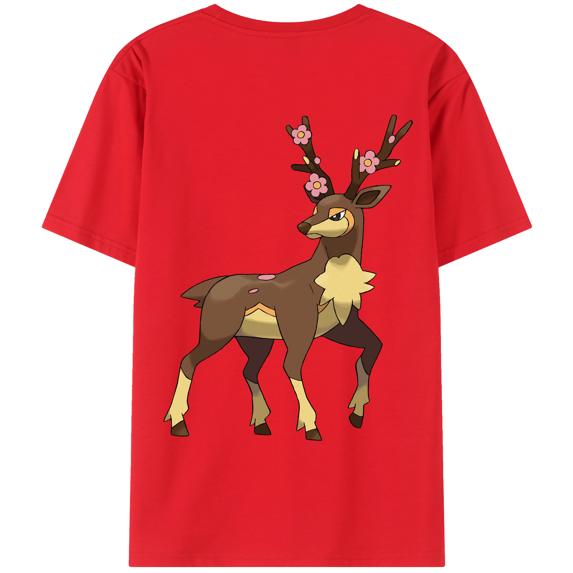 （画像用） ポケットモンスター Pokémon レディース半袖Tシャツ(バックプリント)