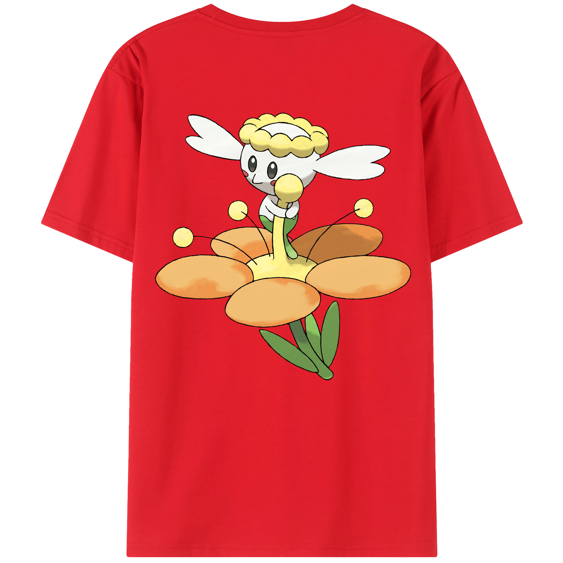 （画像用） ポケットモンスター Pokémon レディース半袖Tシャツ(バックプリント)
