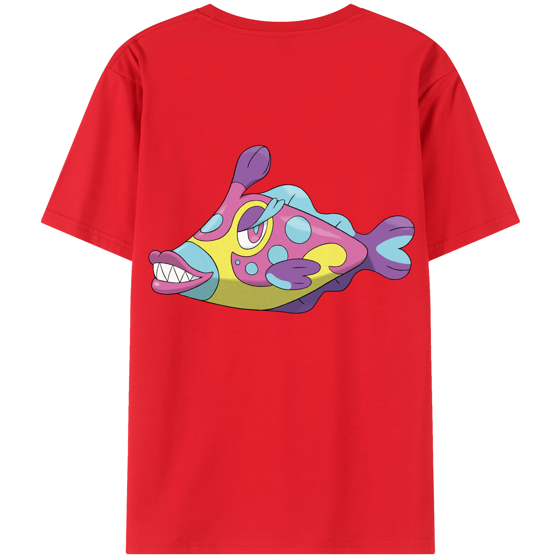 （画像用） ポケットモンスター Pokémon レディース半袖Tシャツ(バックプリント)