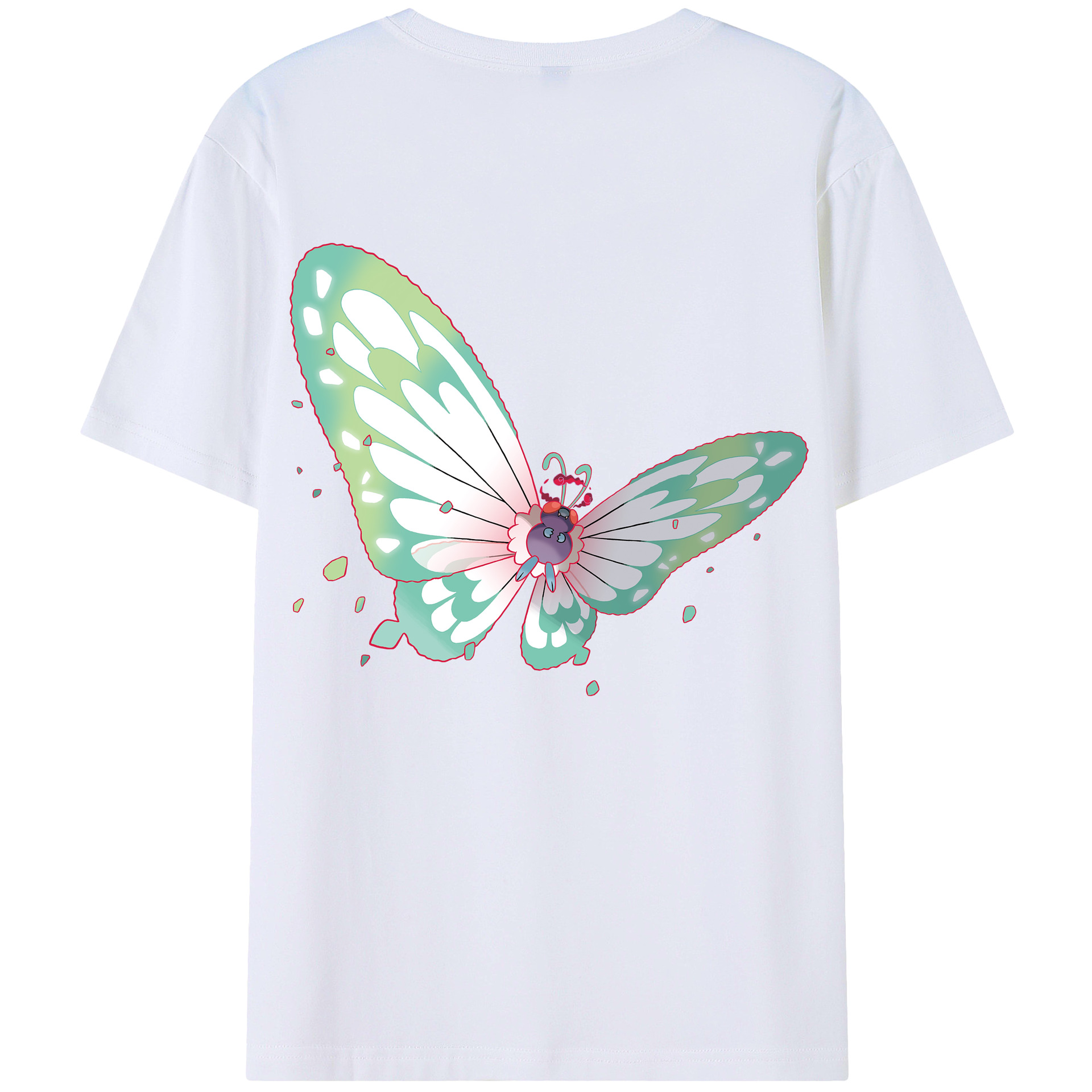 （画像用） ポケットモンスター Pokémon レディース半袖Tシャツ(バックプリント)