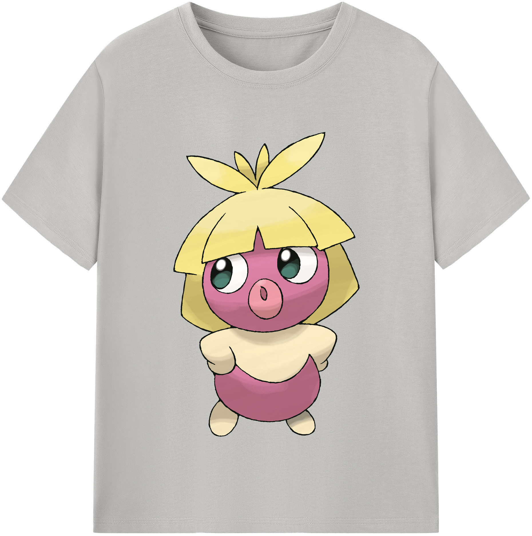（画像用） ポケットモンスター Pokémon レディースカジュアルプリントTシャツ（綿100％）