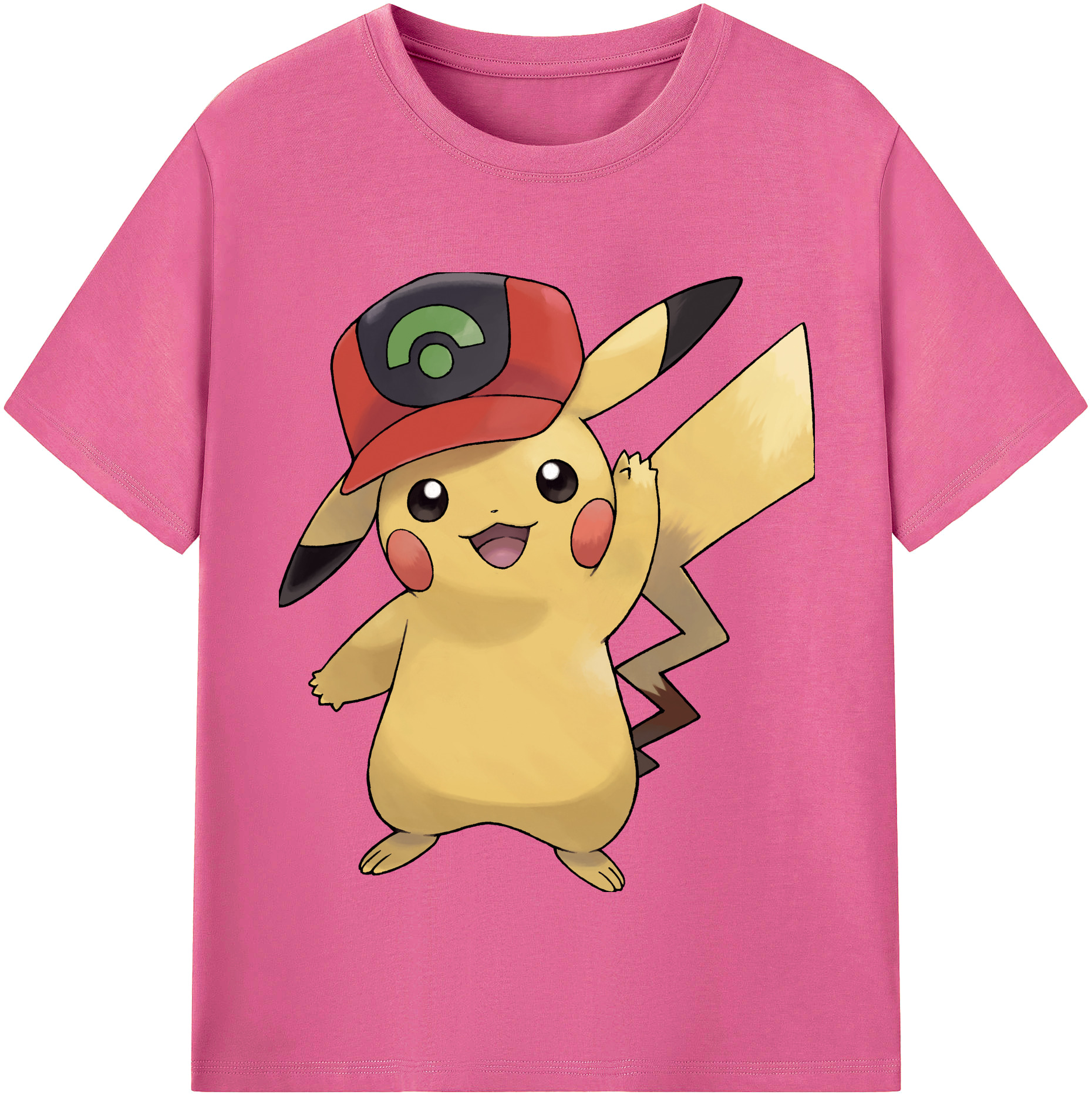 （画像用） ポケットモンスター Pokémon レディースカジュアルプリントTシャツ（綿100％）