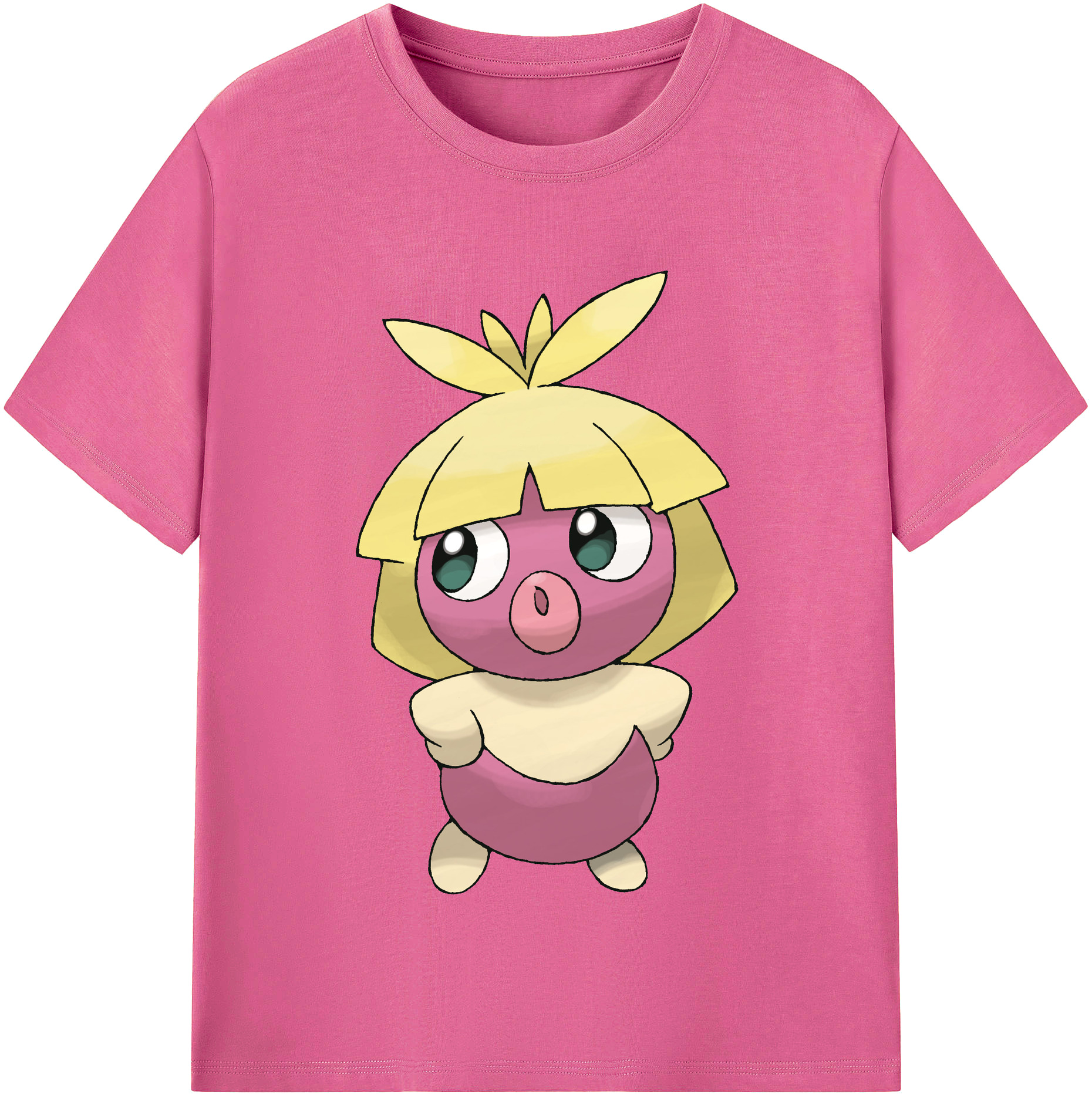 （画像用） ポケットモンスター Pokémon レディースカジュアルプリントTシャツ（綿100％）