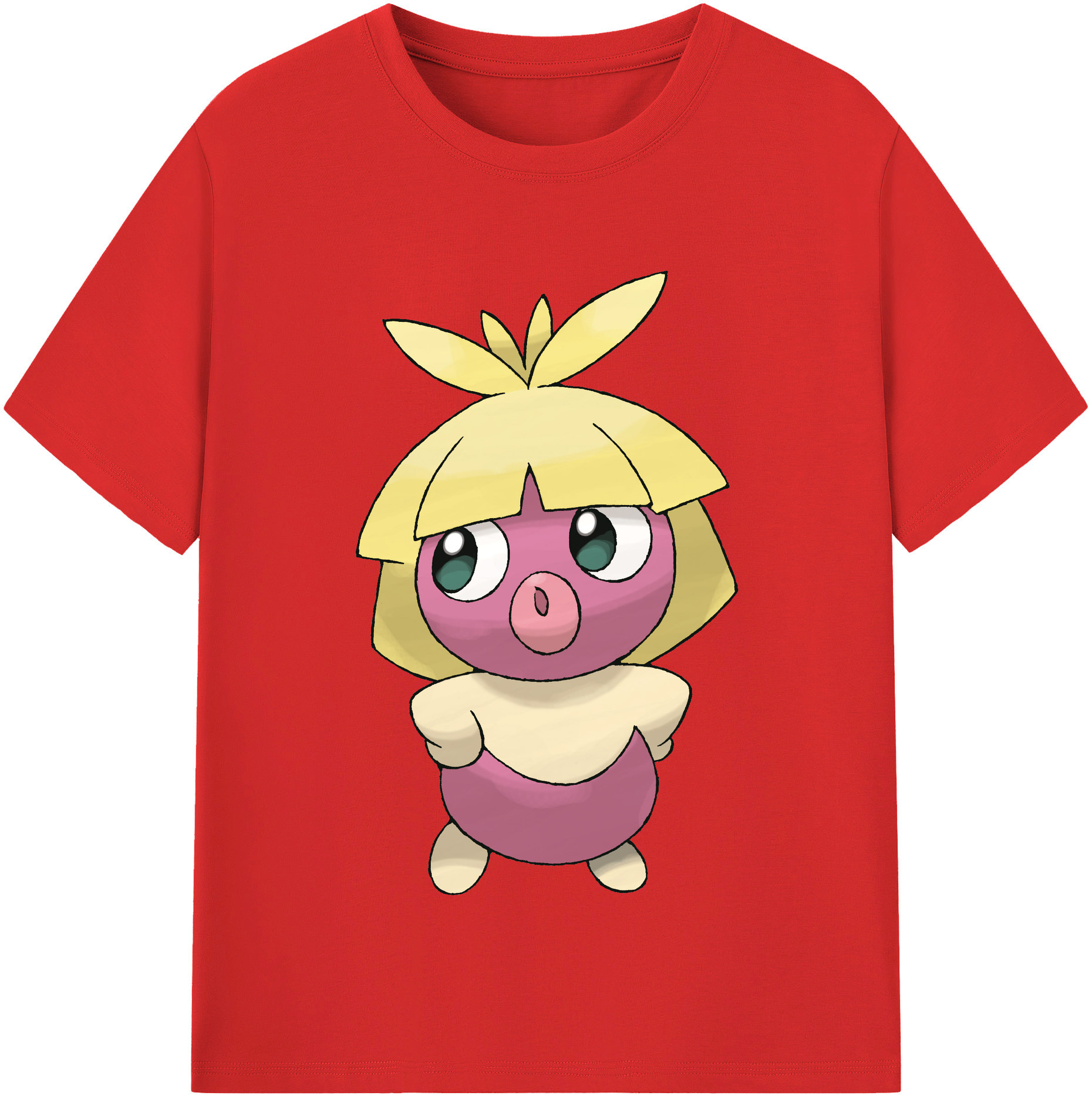 （画像用） ポケットモンスター Pokémon レディースカジュアルプリントTシャツ（綿100％）