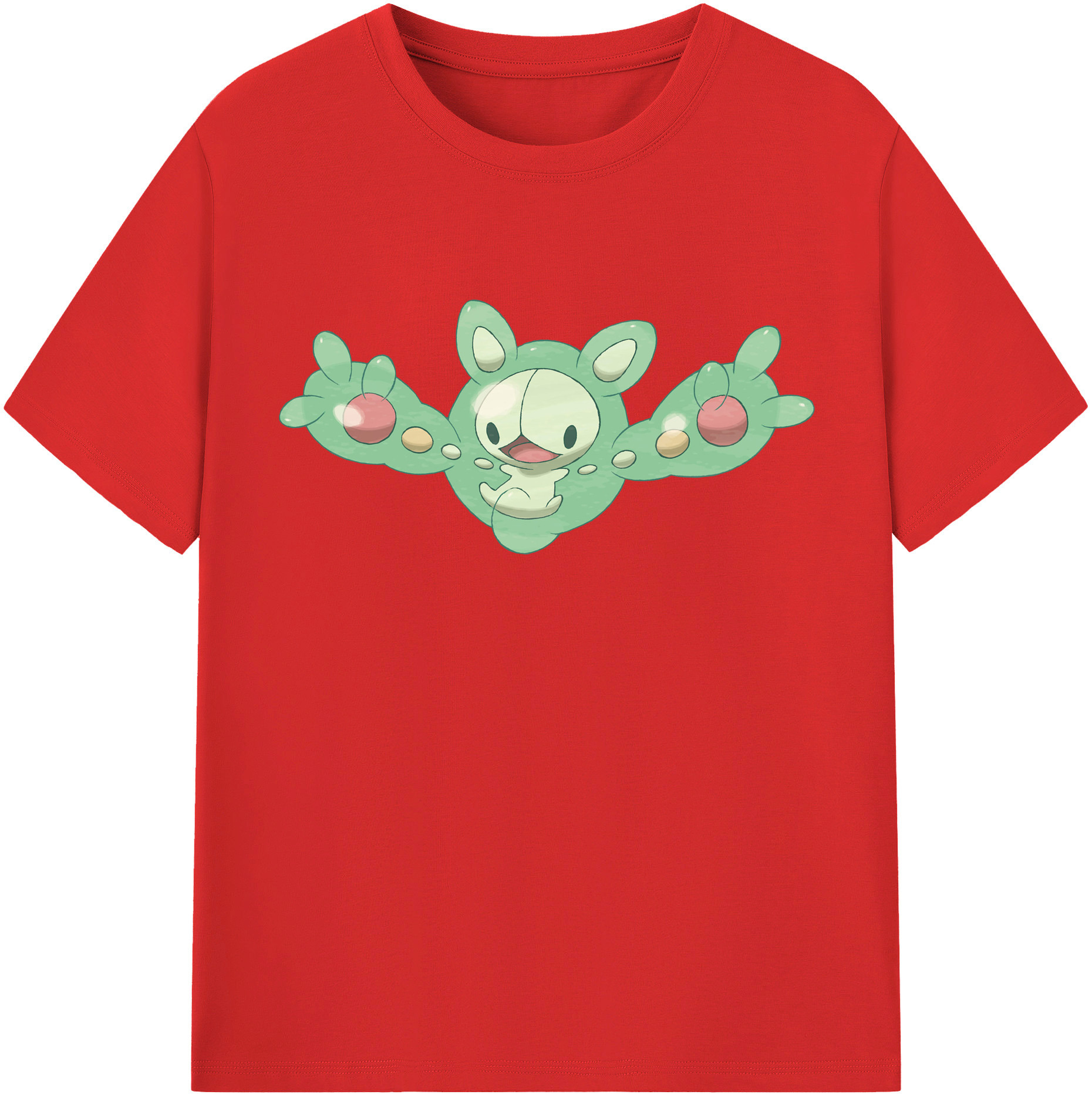 （画像用） ポケットモンスター Pokémon レディースカジュアルプリントTシャツ（綿100％）