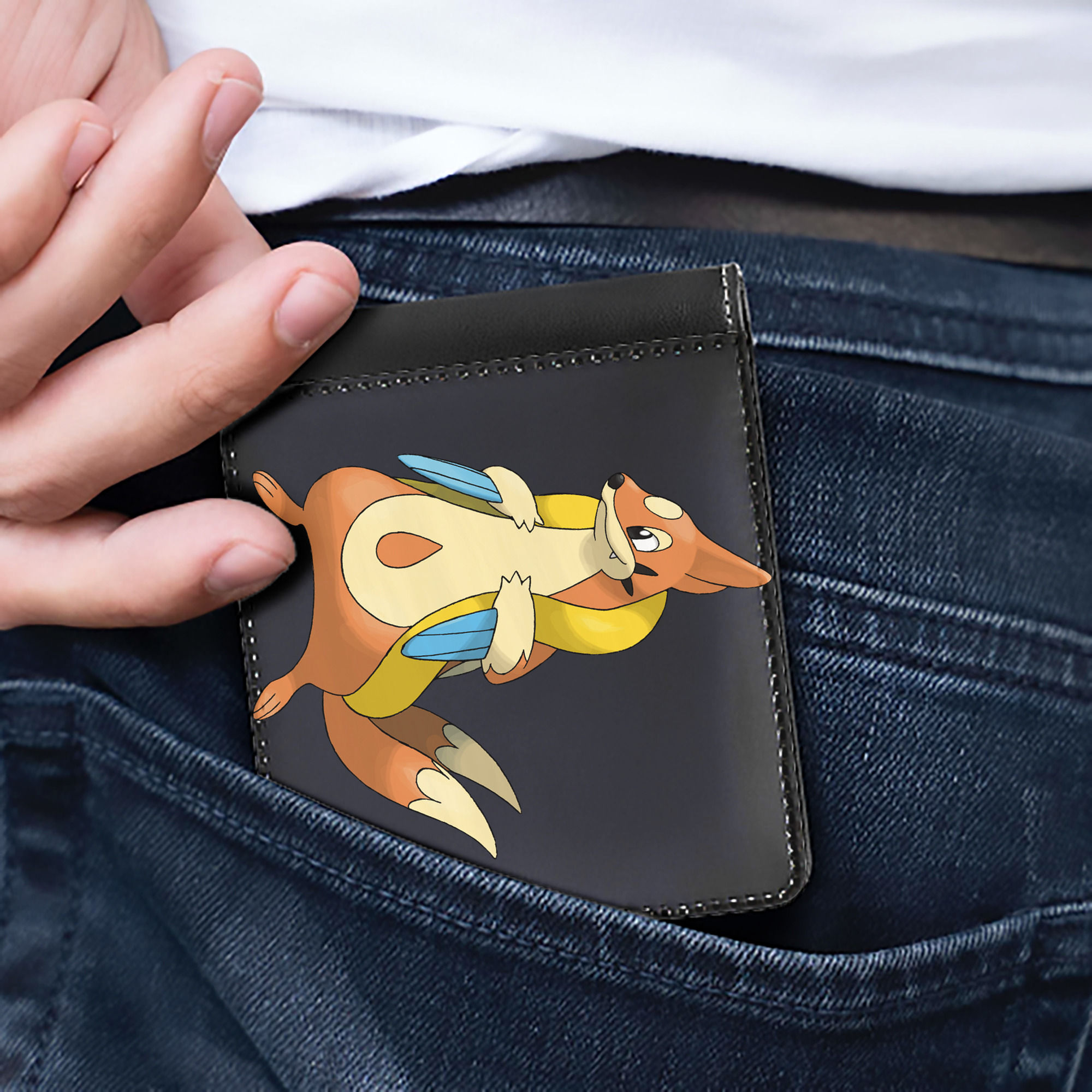 （画像用） ポケットモンスター Pokémon 二つ折り革財布