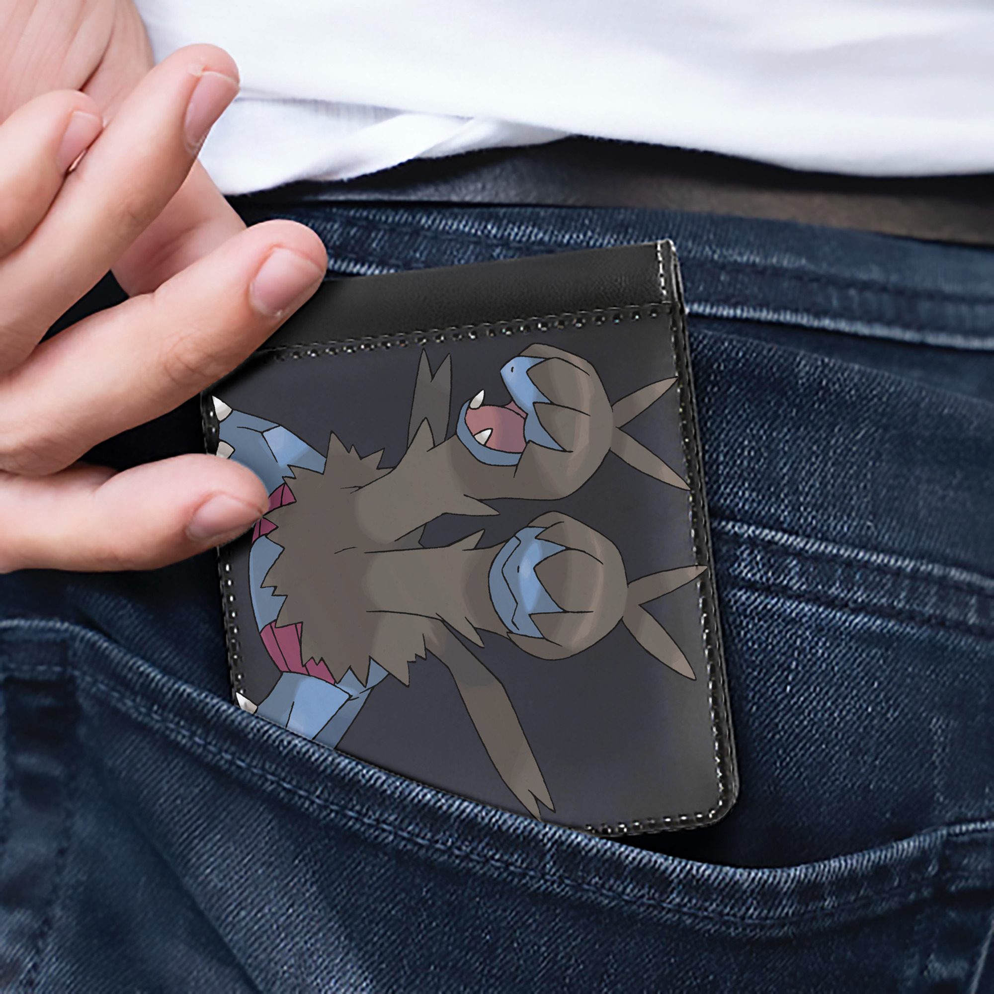 （画像用） ポケットモンスター Pokémon 二つ折り革財布