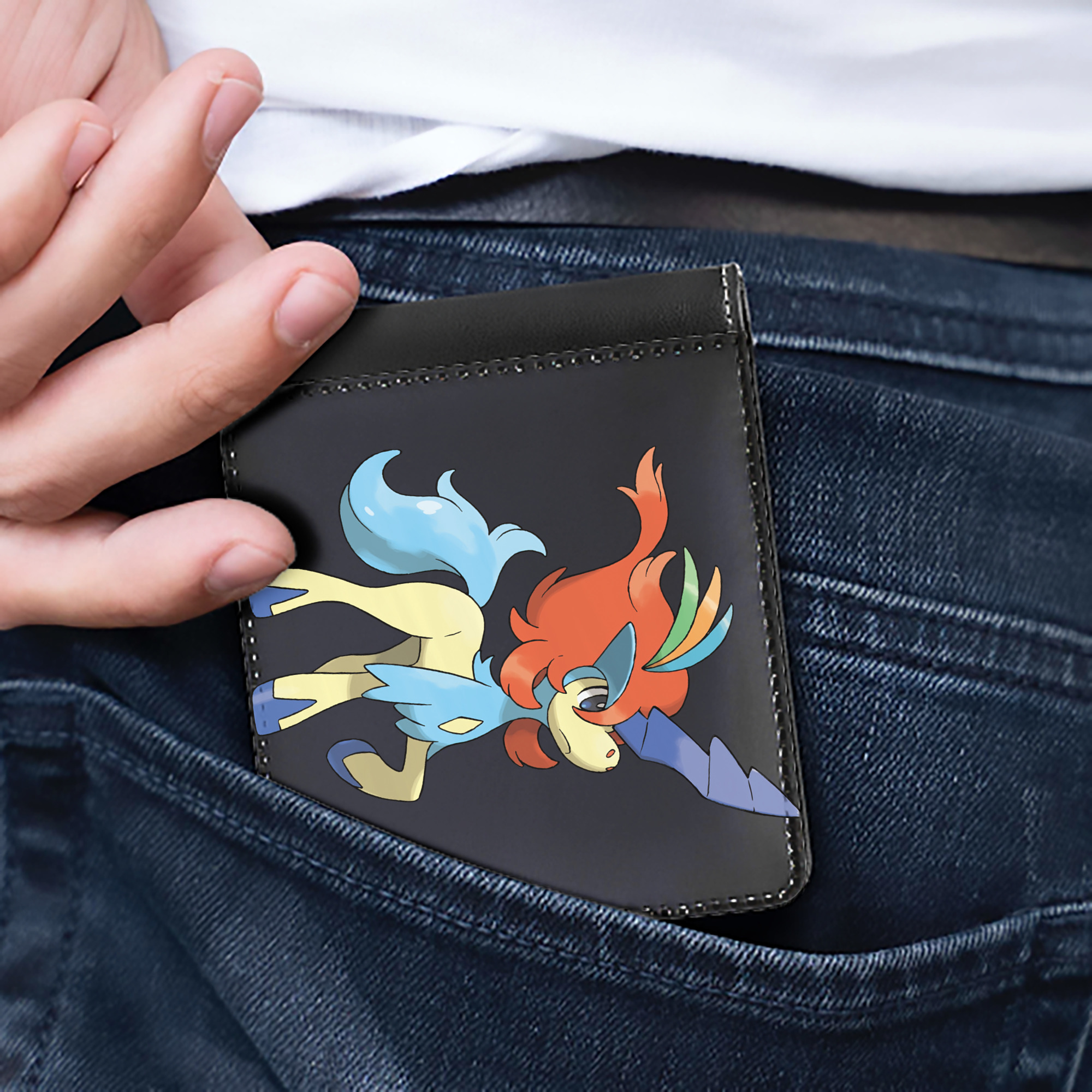 （画像用） ポケットモンスター Pokémon 二つ折り革財布