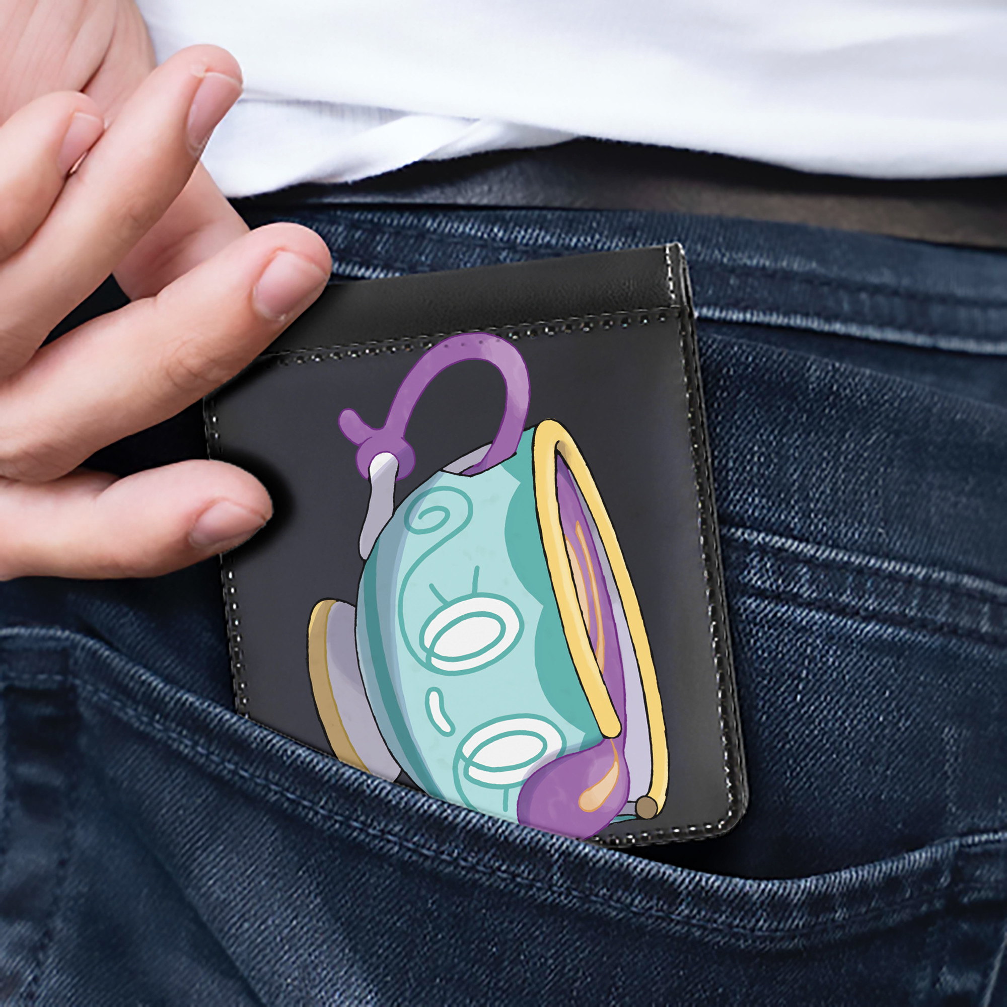 （画像用） ポケットモンスター Pokémon 二つ折り革財布