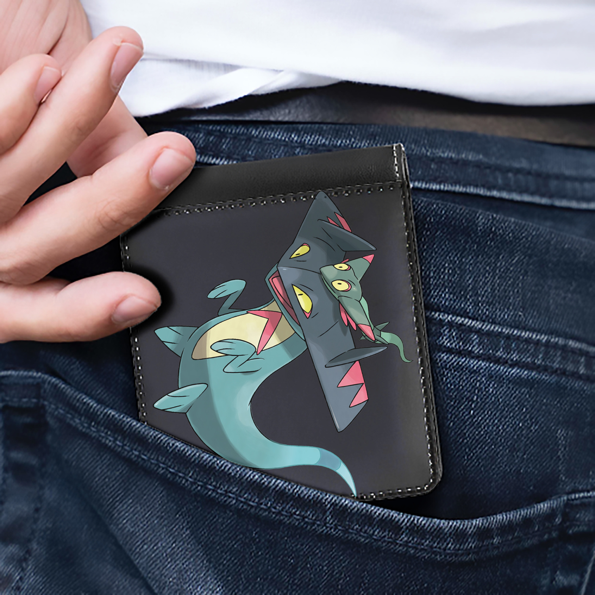 （画像用） ポケットモンスター Pokémon 二つ折り革財布