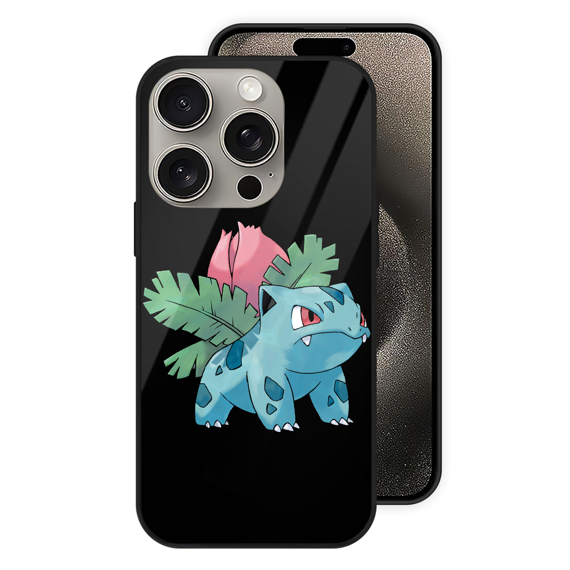 （画像用） ポケットモンスター Pokémon 【iPhone15Pro対応】スマホケース 耐衝撃＆黄変防止 背面ガラス