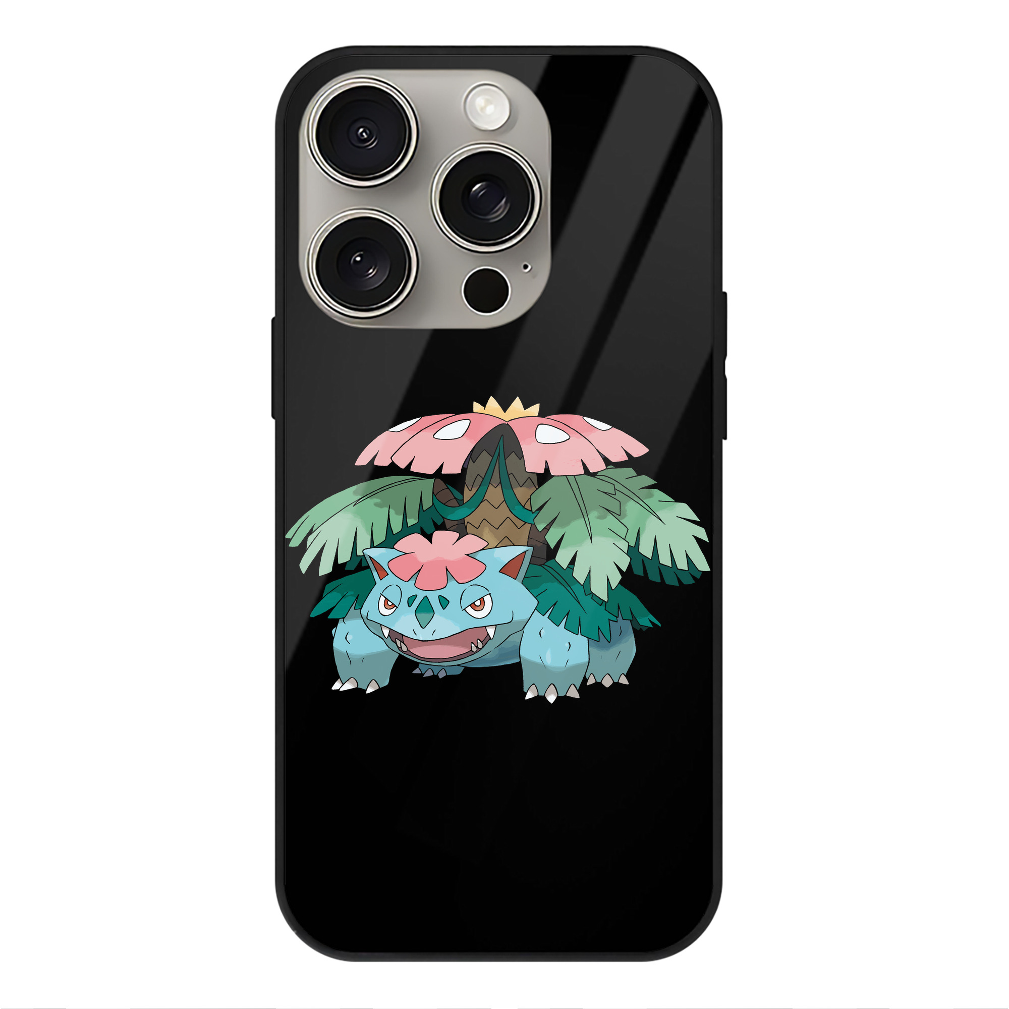 （画像用） ポケットモンスター Pokémon 【iPhone15Pro対応】スマホケース 耐衝撃＆黄変防止 背面ガラス