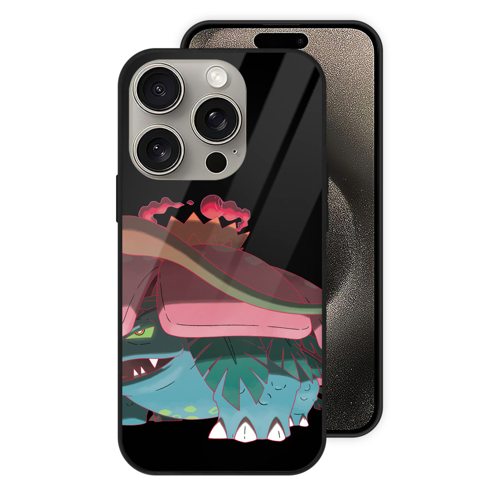 （画像用） ポケットモンスター Pokémon 【iPhone15Pro対応】スマホケース 耐衝撃＆黄変防止 背面ガラス
