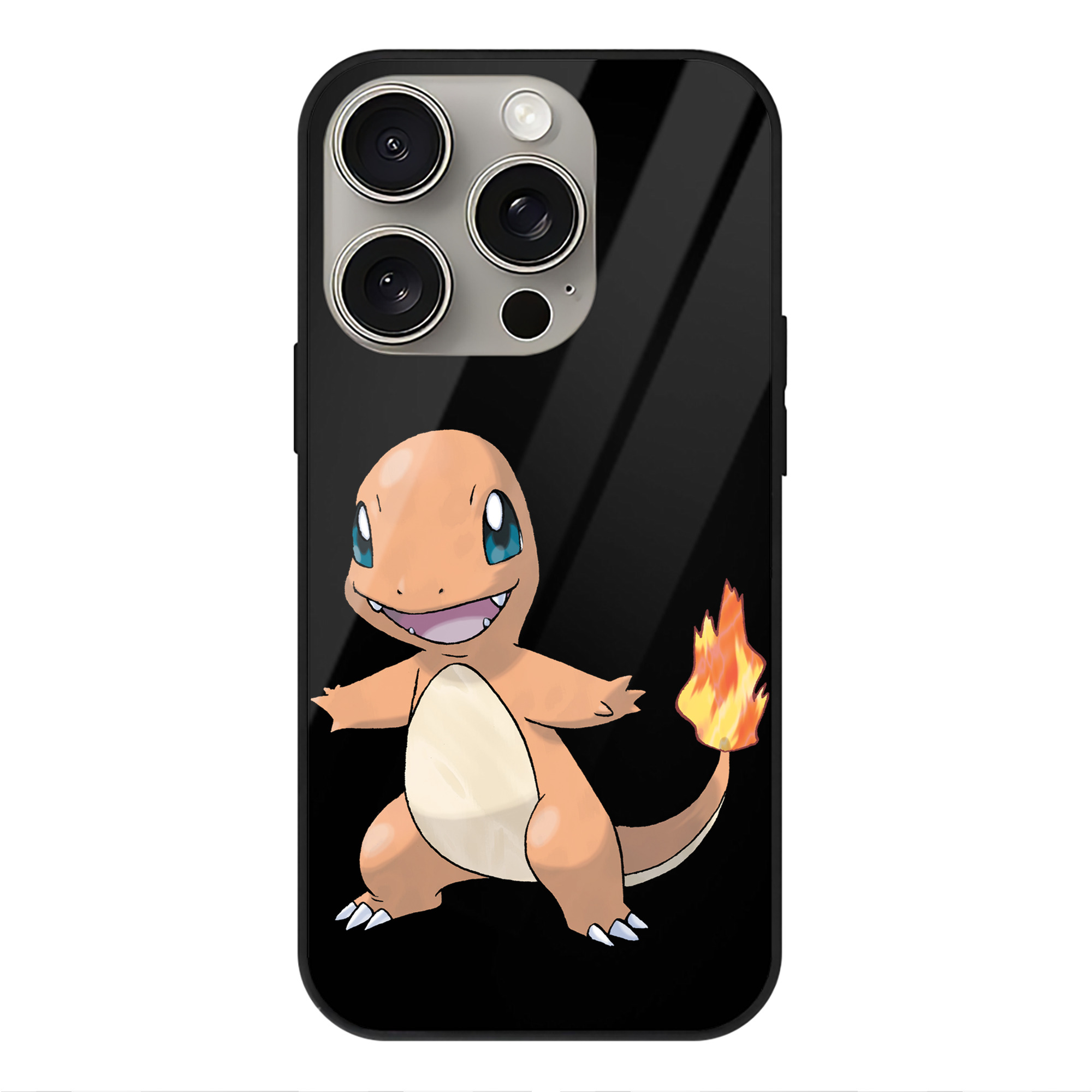 （画像用） ポケットモンスター Pokémon 【iPhone15Pro対応】スマホケース 耐衝撃＆黄変防止 背面ガラス