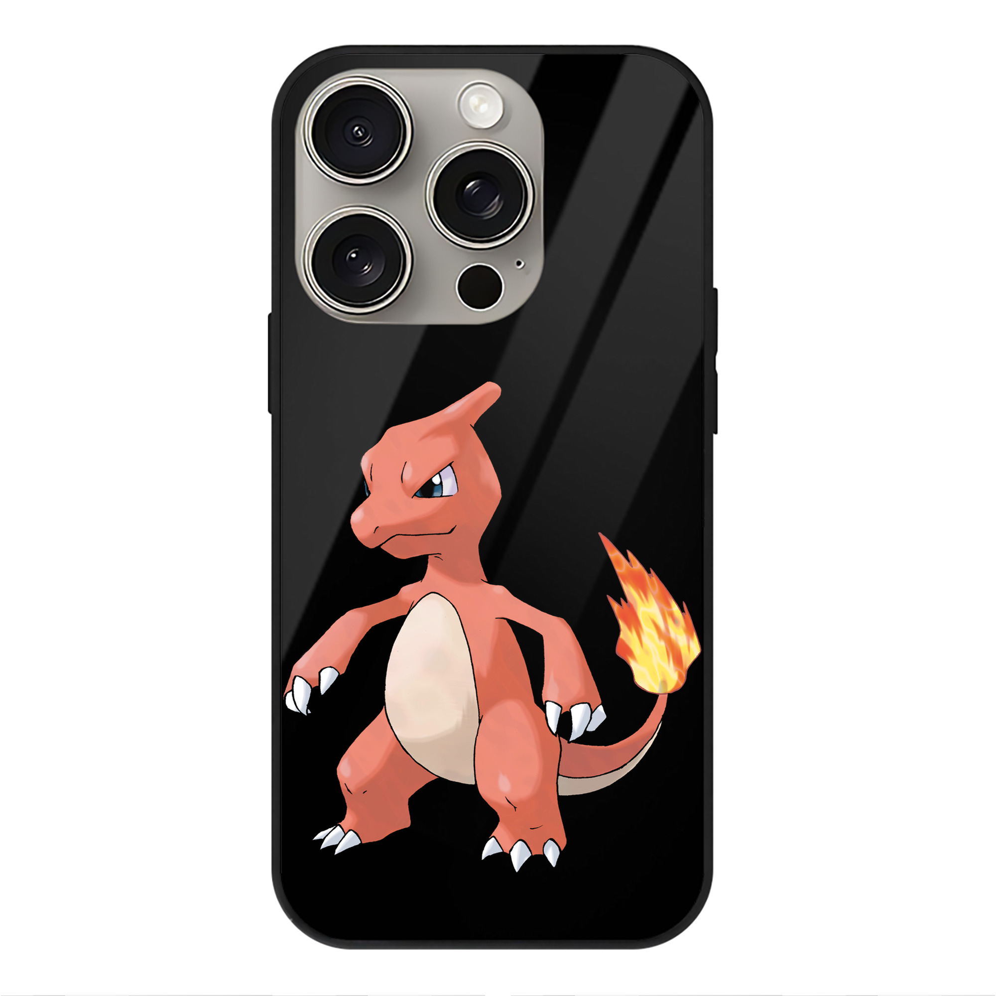 （画像用） ポケットモンスター Pokémon 【iPhone15Pro対応】スマホケース 耐衝撃＆黄変防止 背面ガラス
