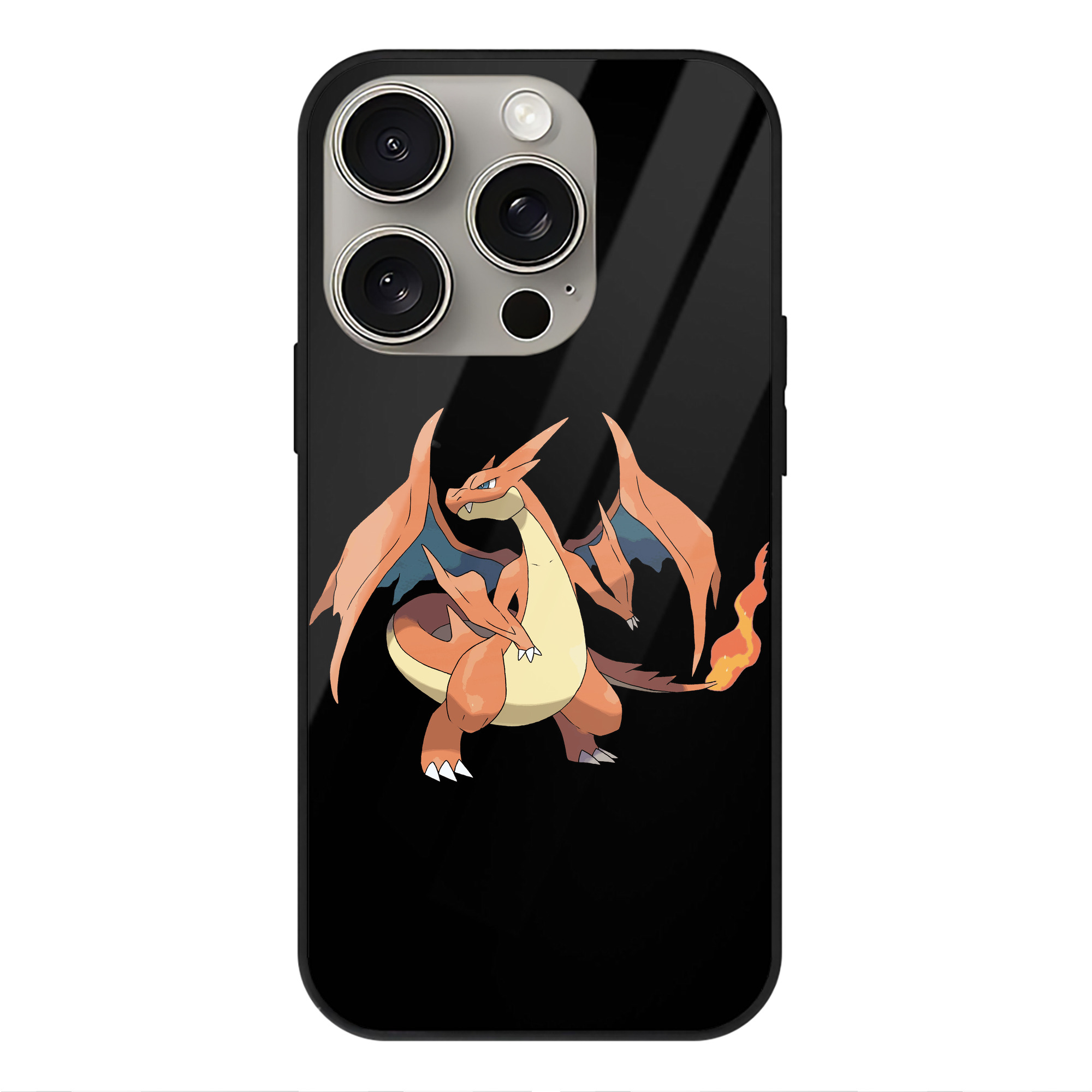 （画像用） ポケットモンスター Pokémon 【iPhone15Pro対応】スマホケース 耐衝撃＆黄変防止 背面ガラス