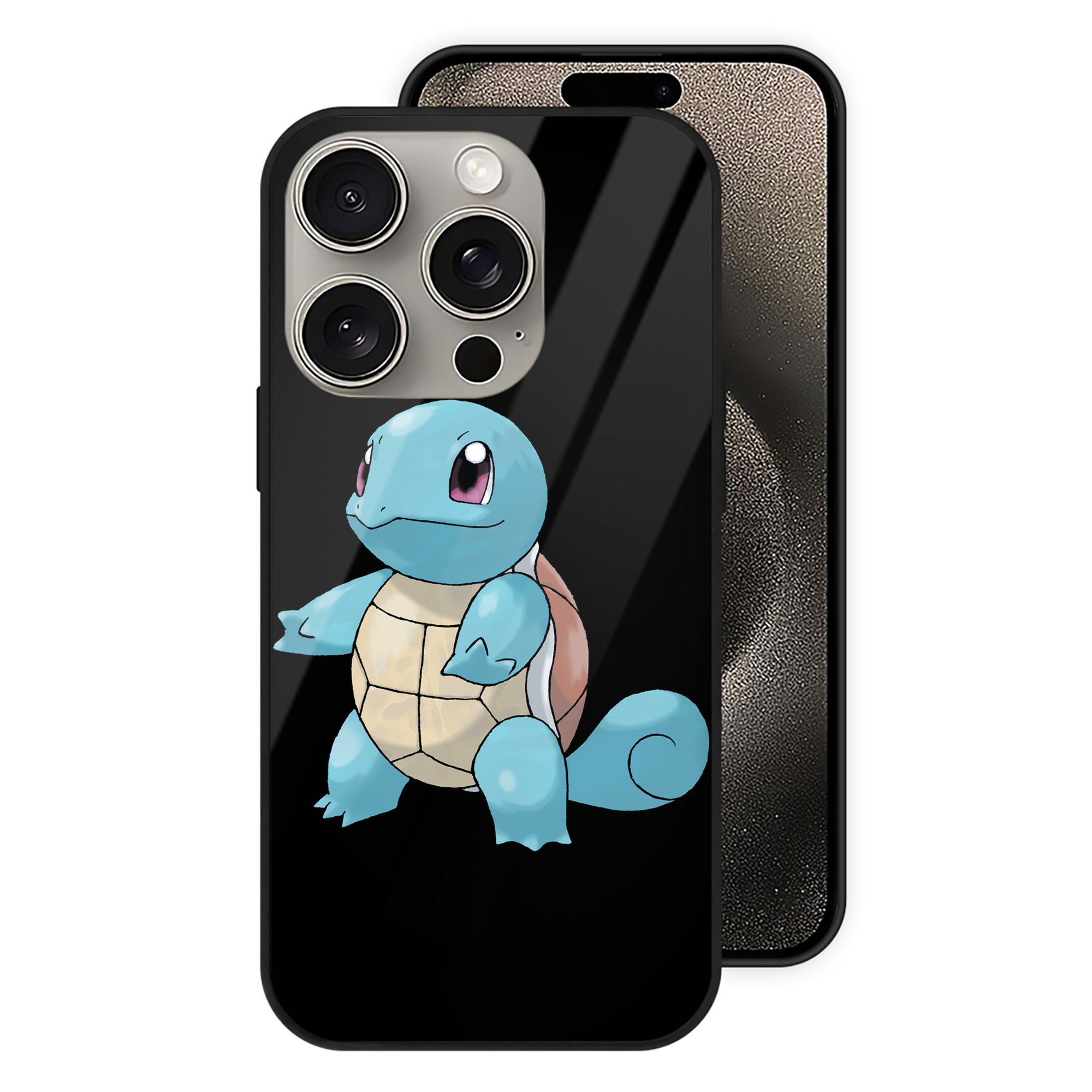 （画像用） ポケットモンスター Pokémon 【iPhone15Pro対応】スマホケース 耐衝撃＆黄変防止 背面ガラス