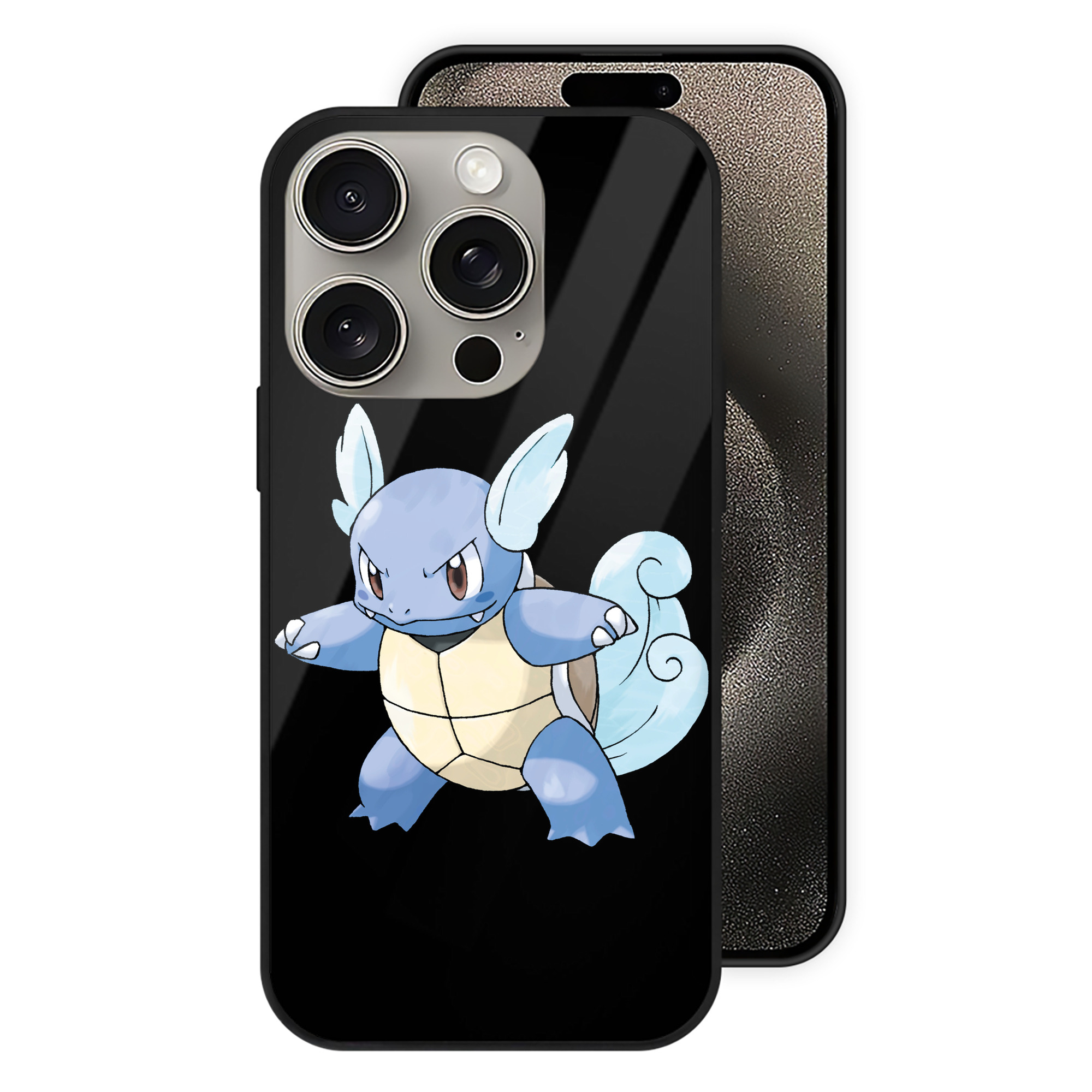 （画像用） ポケットモンスター Pokémon 【iPhone15Pro対応】スマホケース 耐衝撃＆黄変防止 背面ガラス
