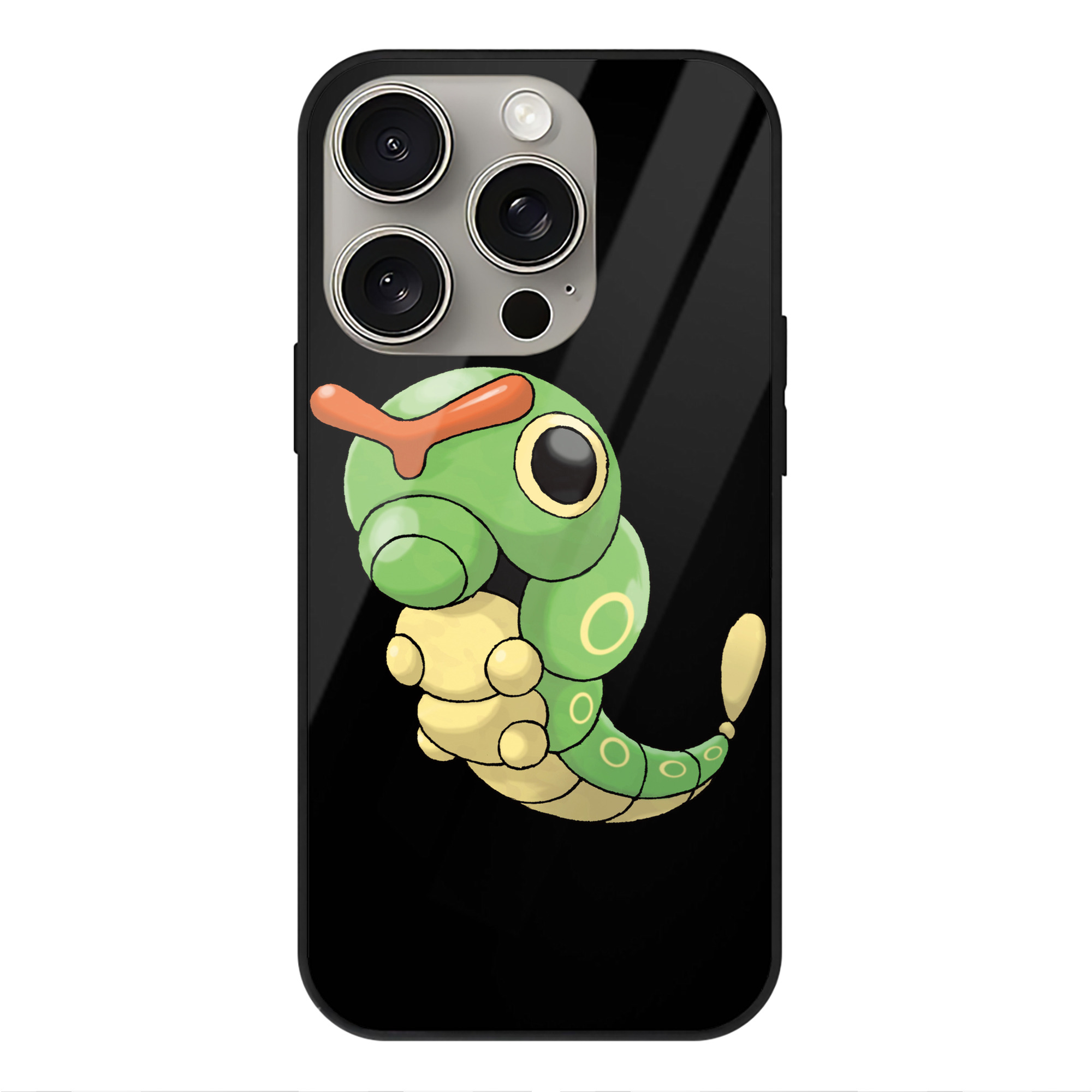 （画像用） ポケットモンスター Pokémon 【iPhone15Pro対応】スマホケース 耐衝撃＆黄変防止 背面ガラス