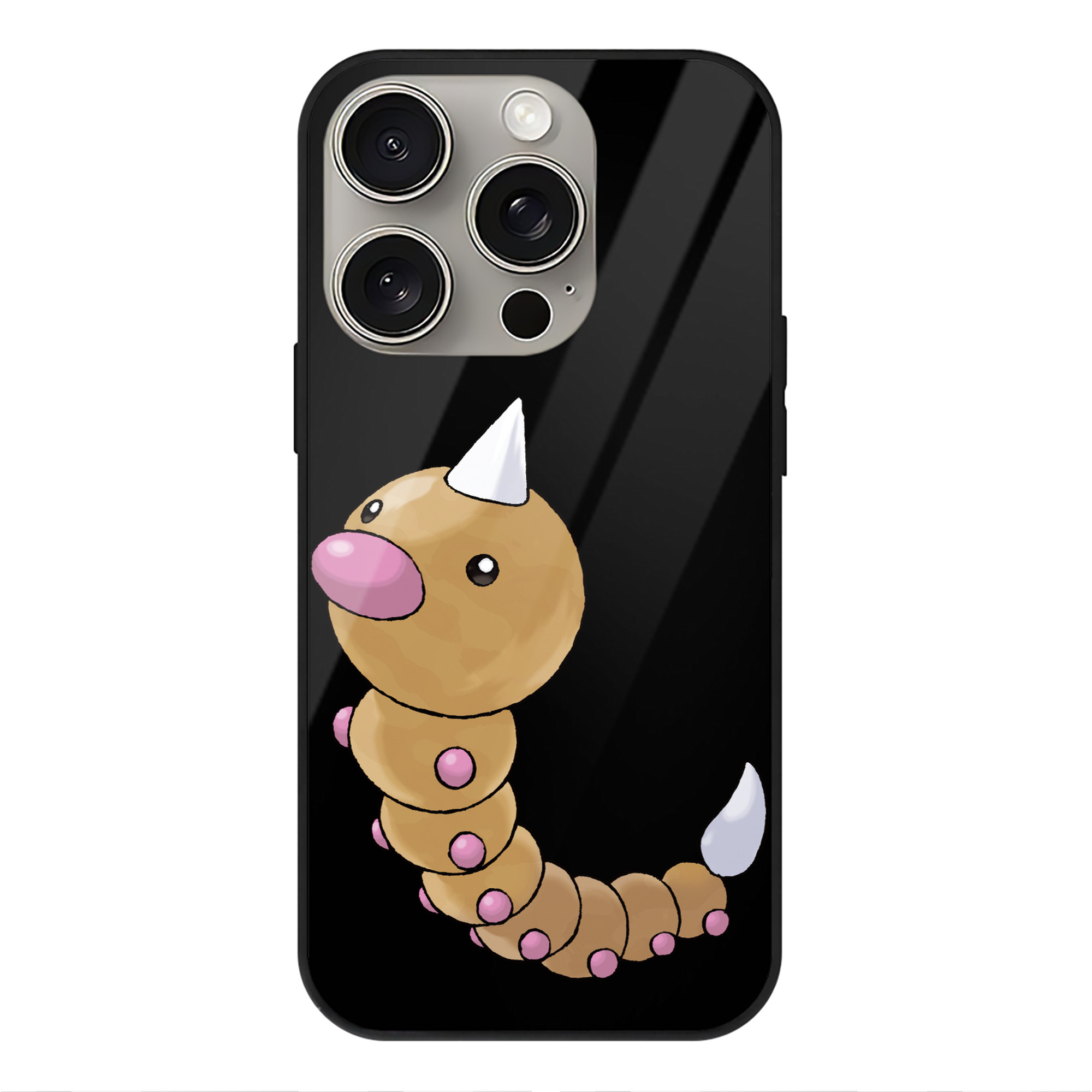 （画像用） ポケットモンスター Pokémon 【iPhone15Pro対応】スマホケース 耐衝撃＆黄変防止 背面ガラス