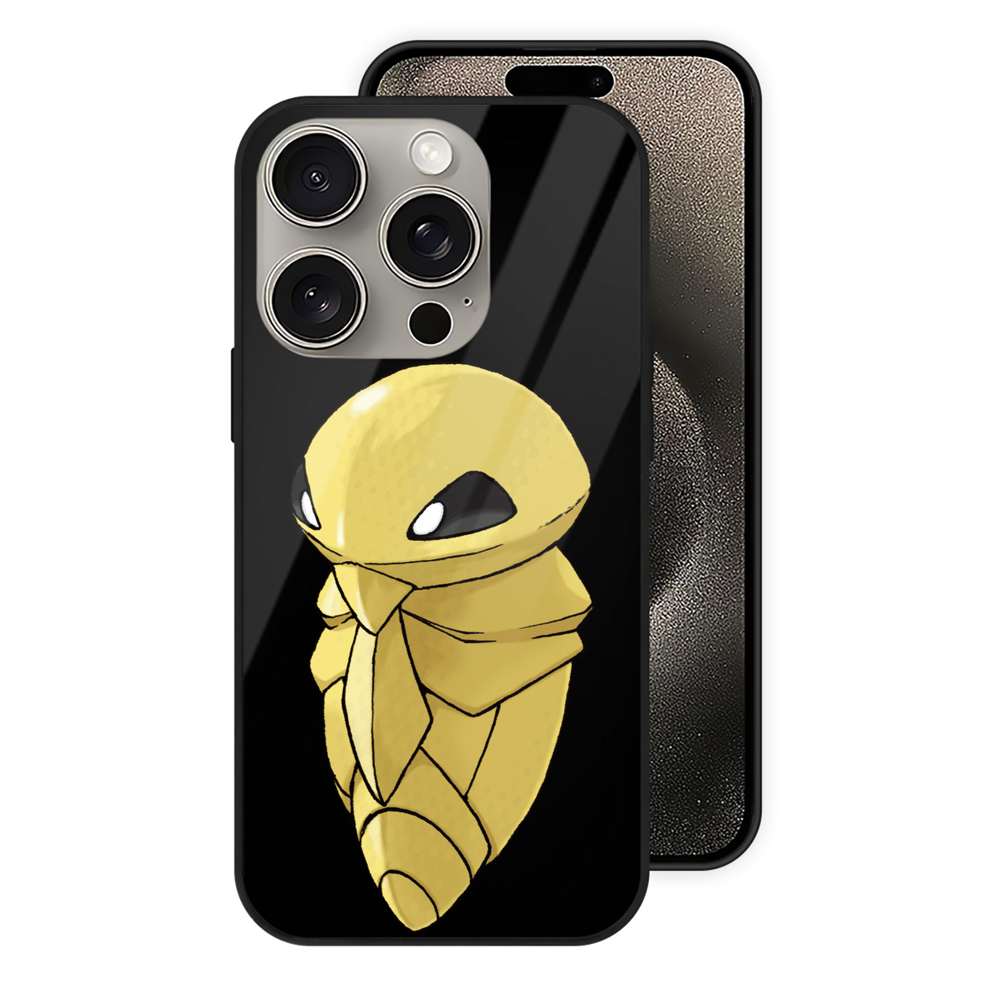 （画像用） ポケットモンスター Pokémon 【iPhone15Pro対応】スマホケース 耐衝撃＆黄変防止 背面ガラス