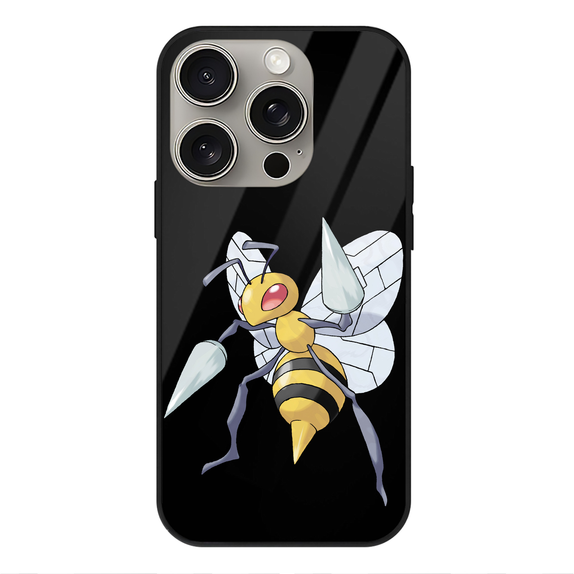 （画像用） ポケットモンスター Pokémon 【iPhone15Pro対応】スマホケース 耐衝撃＆黄変防止 背面ガラス