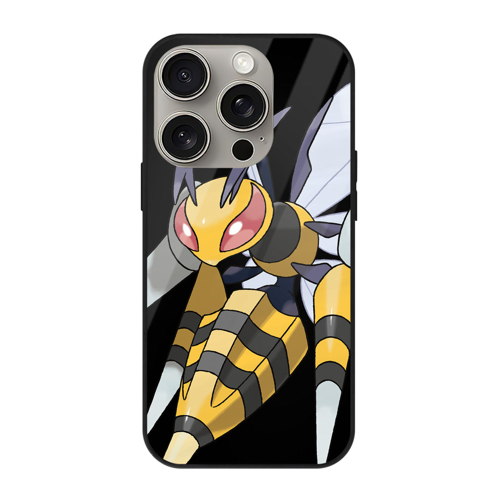 （画像用） ポケットモンスター Pokémon 【iPhone15Pro対応】スマホケース 耐衝撃＆黄変防止 背面ガラス