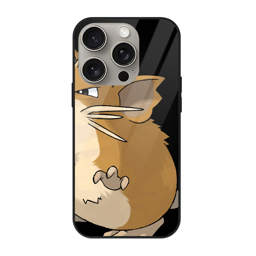 （画像用） ポケットモンスター Pokémon 【iPhone15Pro対応】スマホケース 耐衝撃＆黄変防止 背面ガラス